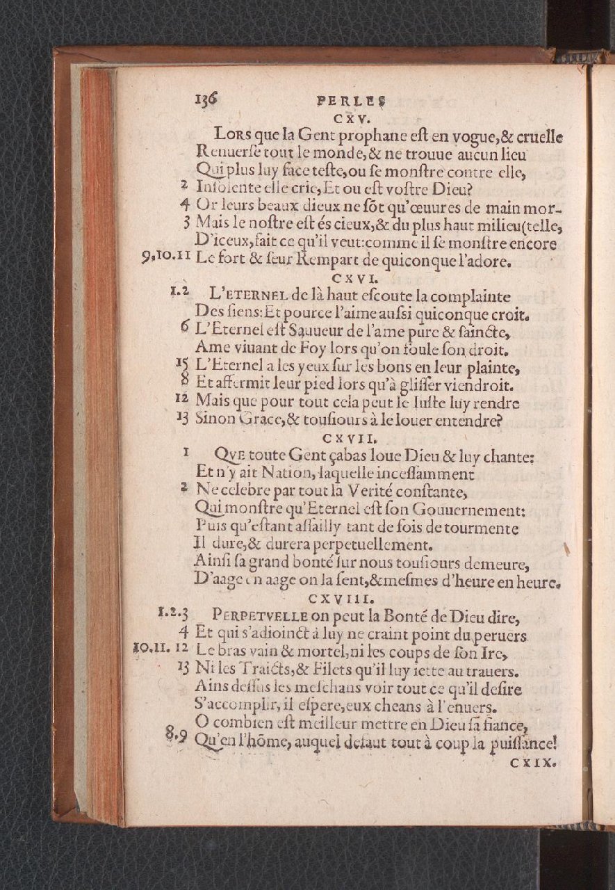 1577 - Jean de Laon - Trésor des 150 psaumes de David - Genève