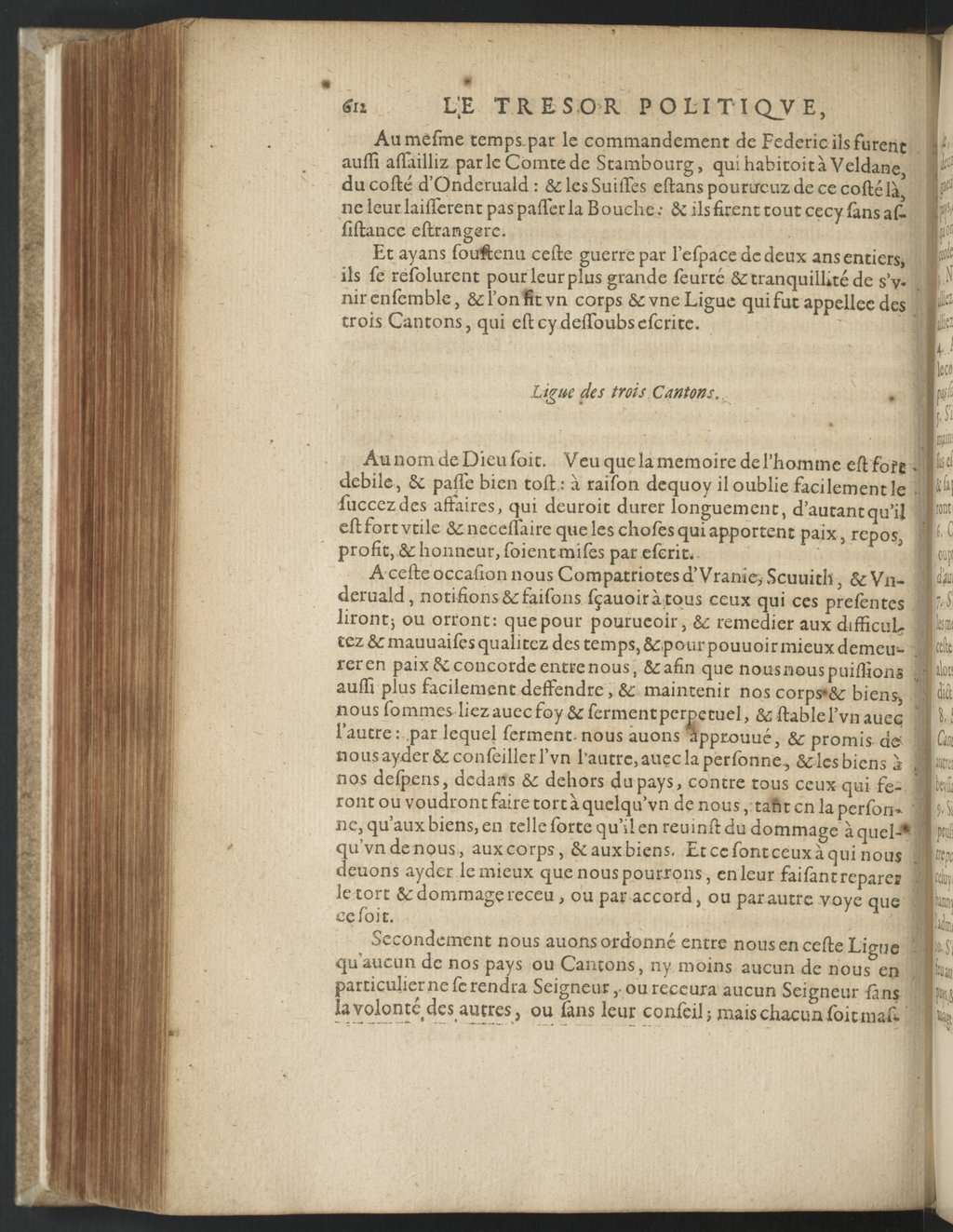 1608 - Nicolas Du Fossé - Trésor politique - BnF Tolbiac