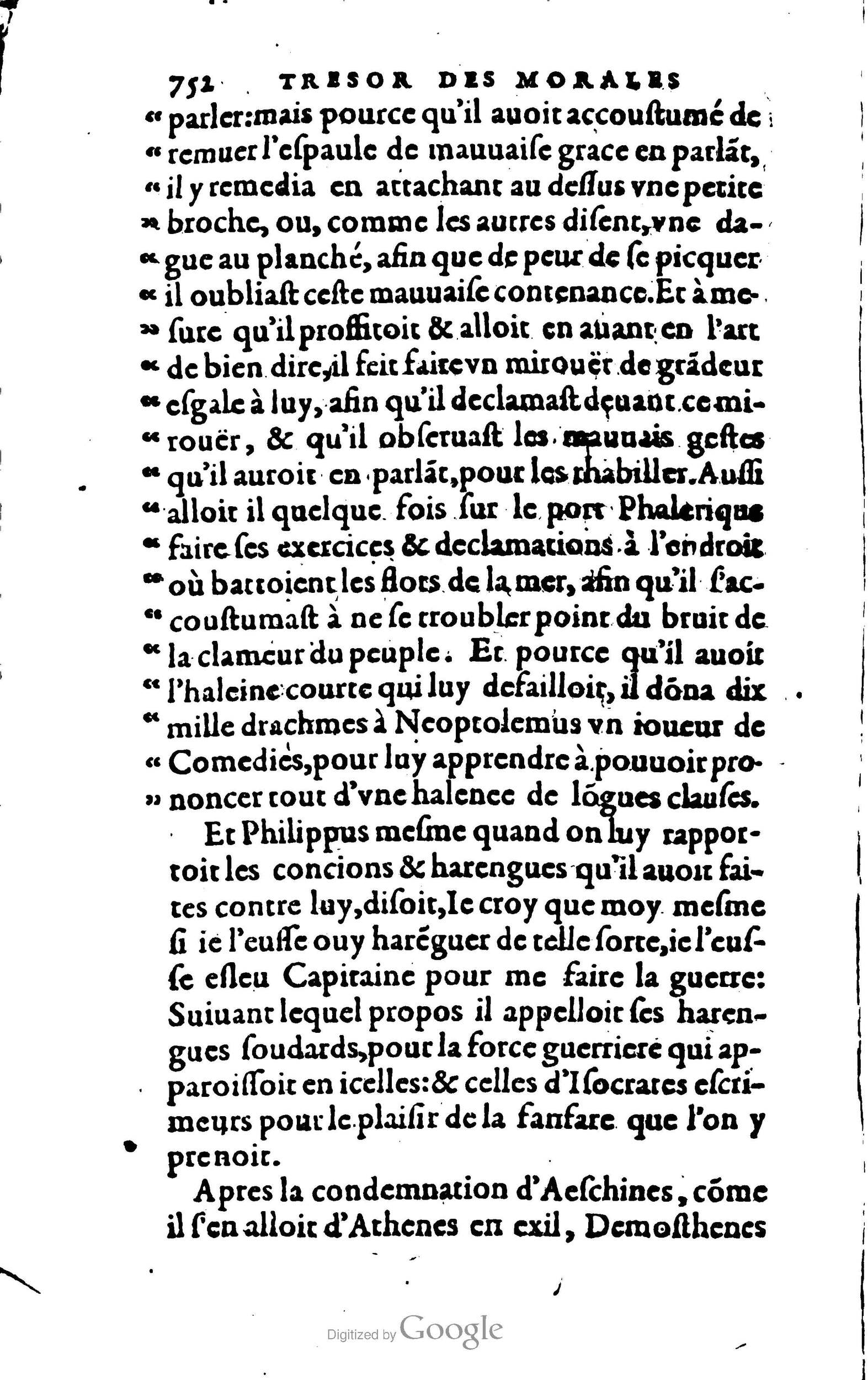 1578 - Jean Poupy - Trésor des morales de Plutarque - BSB Munich