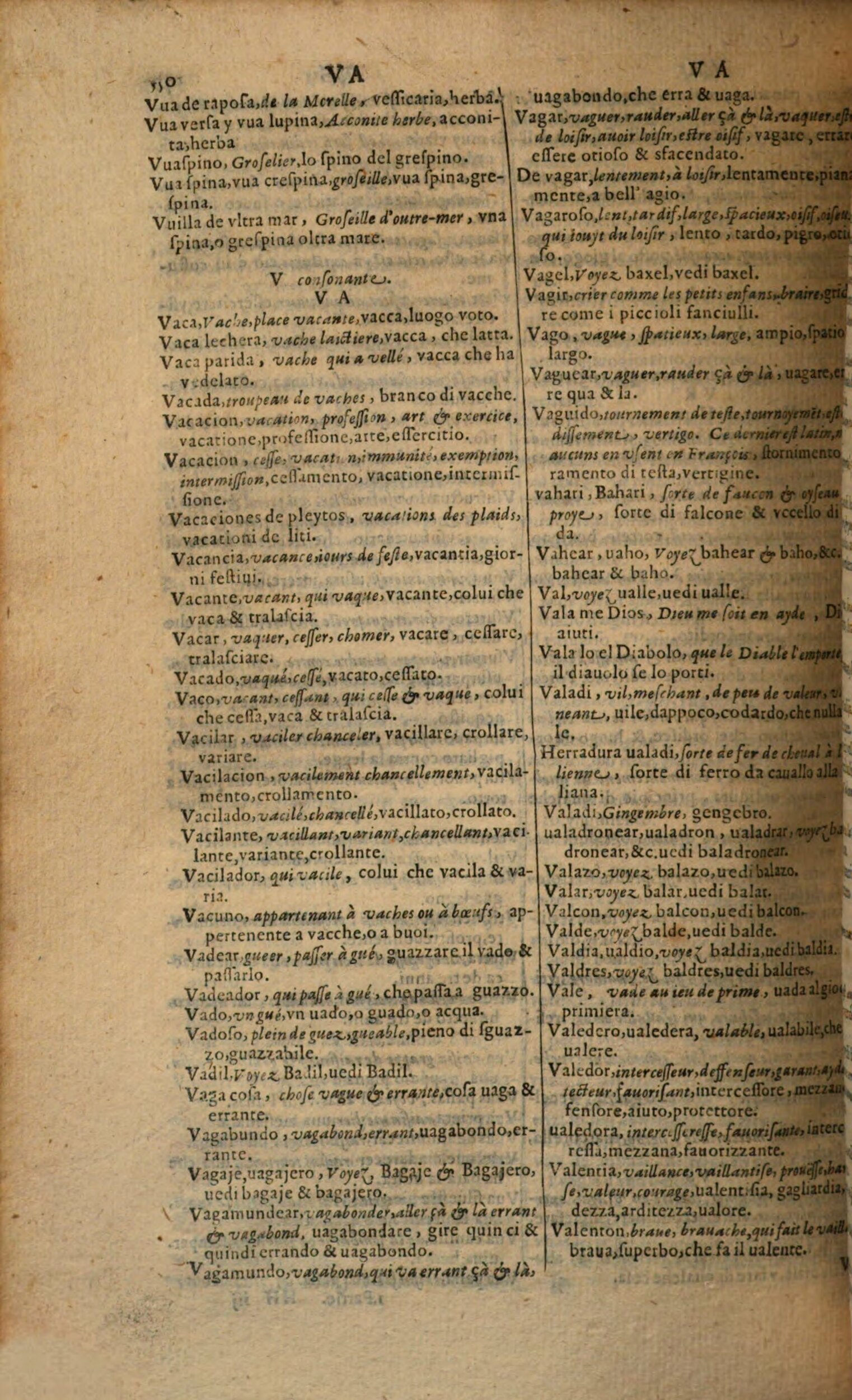 1617 - Samuel Crespin - Trésor des trois langues espagnole, française et italienne (Première partie) - Regensburg