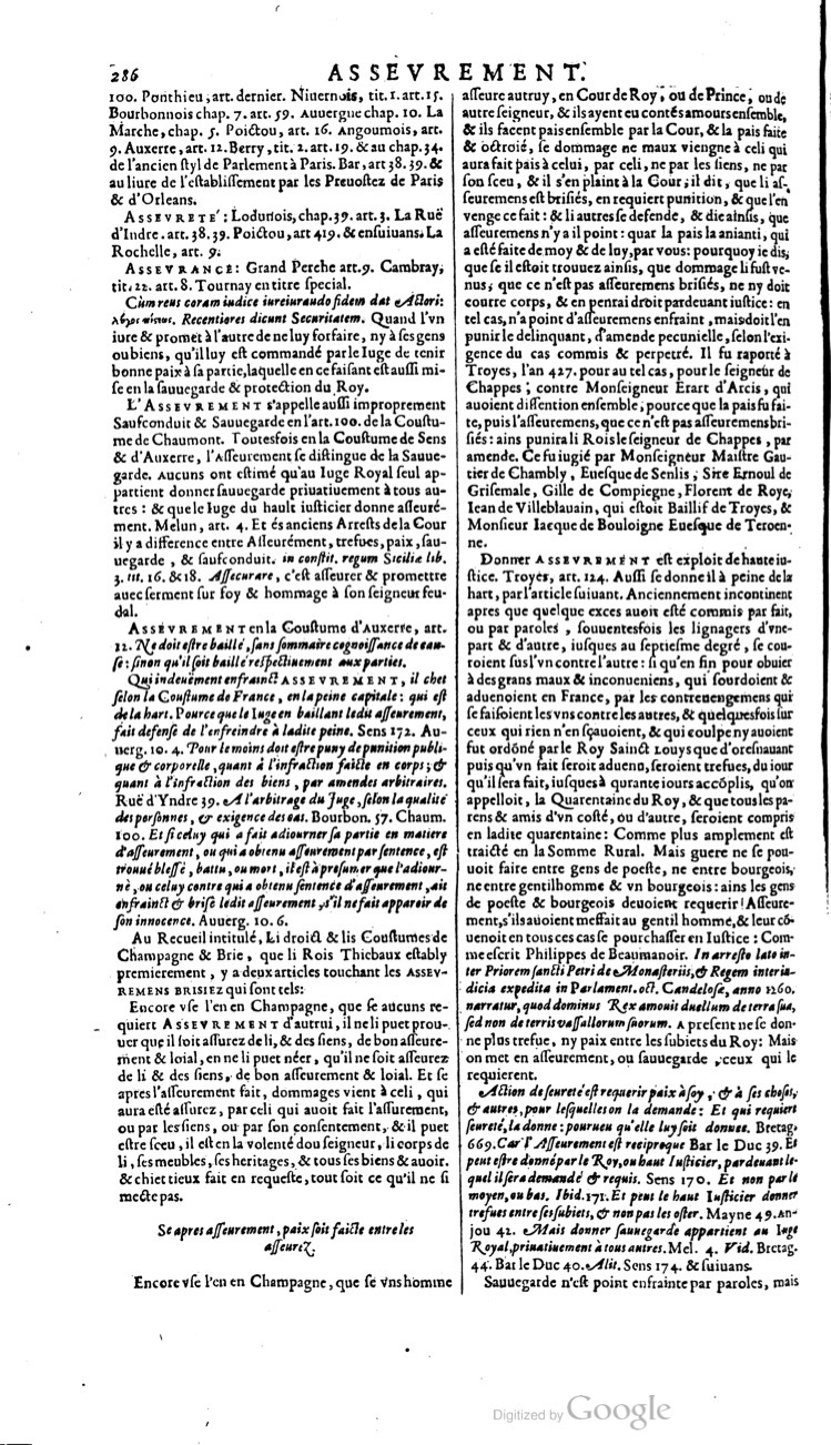 1629 - Veuve Nicolas Buon - Trésor du droit français (21754 T. 1) - BM Lyon