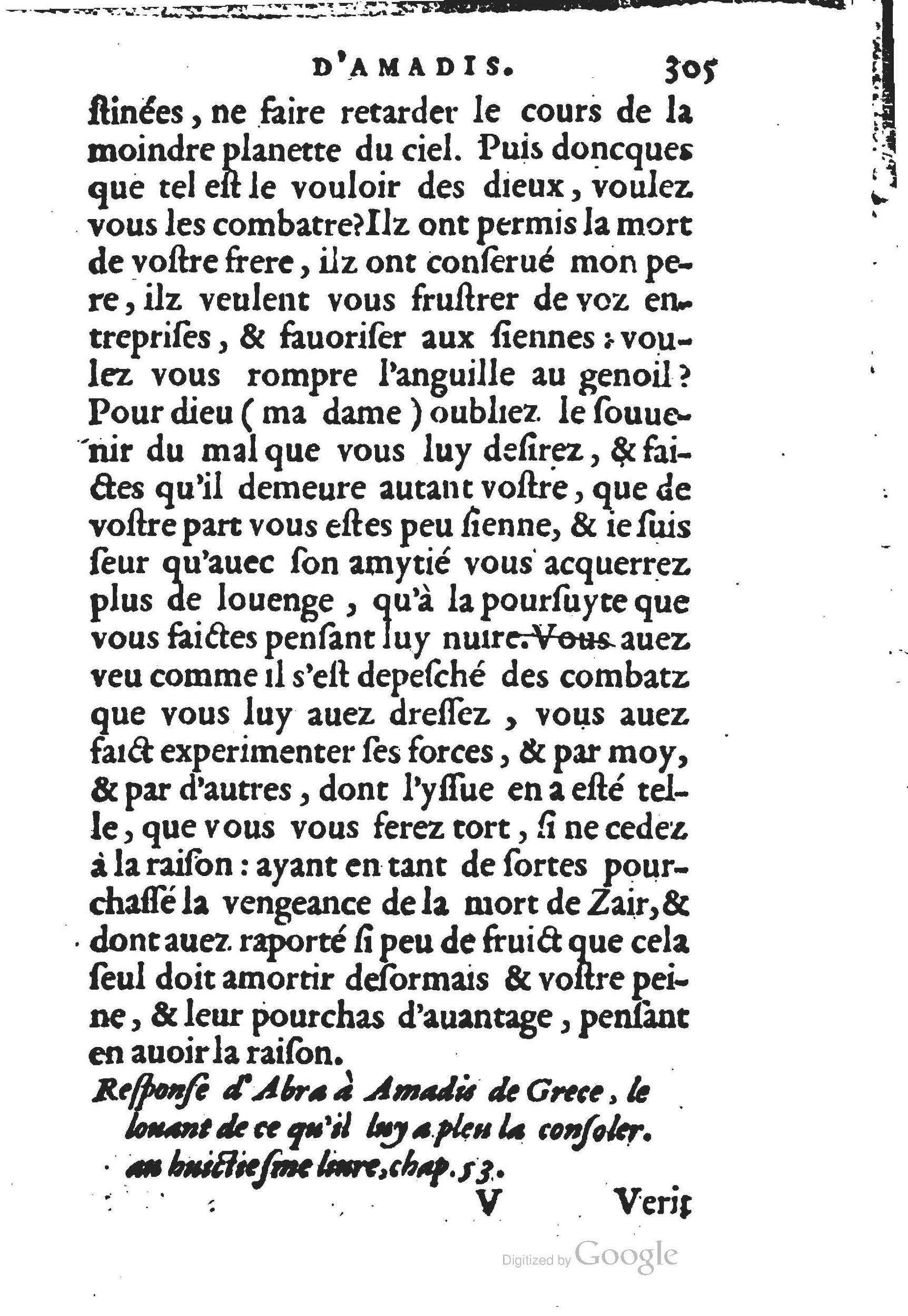1560 - Jean d’Ogerolles et Gabriel Cotier Lyon - Trésor des Amadis - BSB Munich