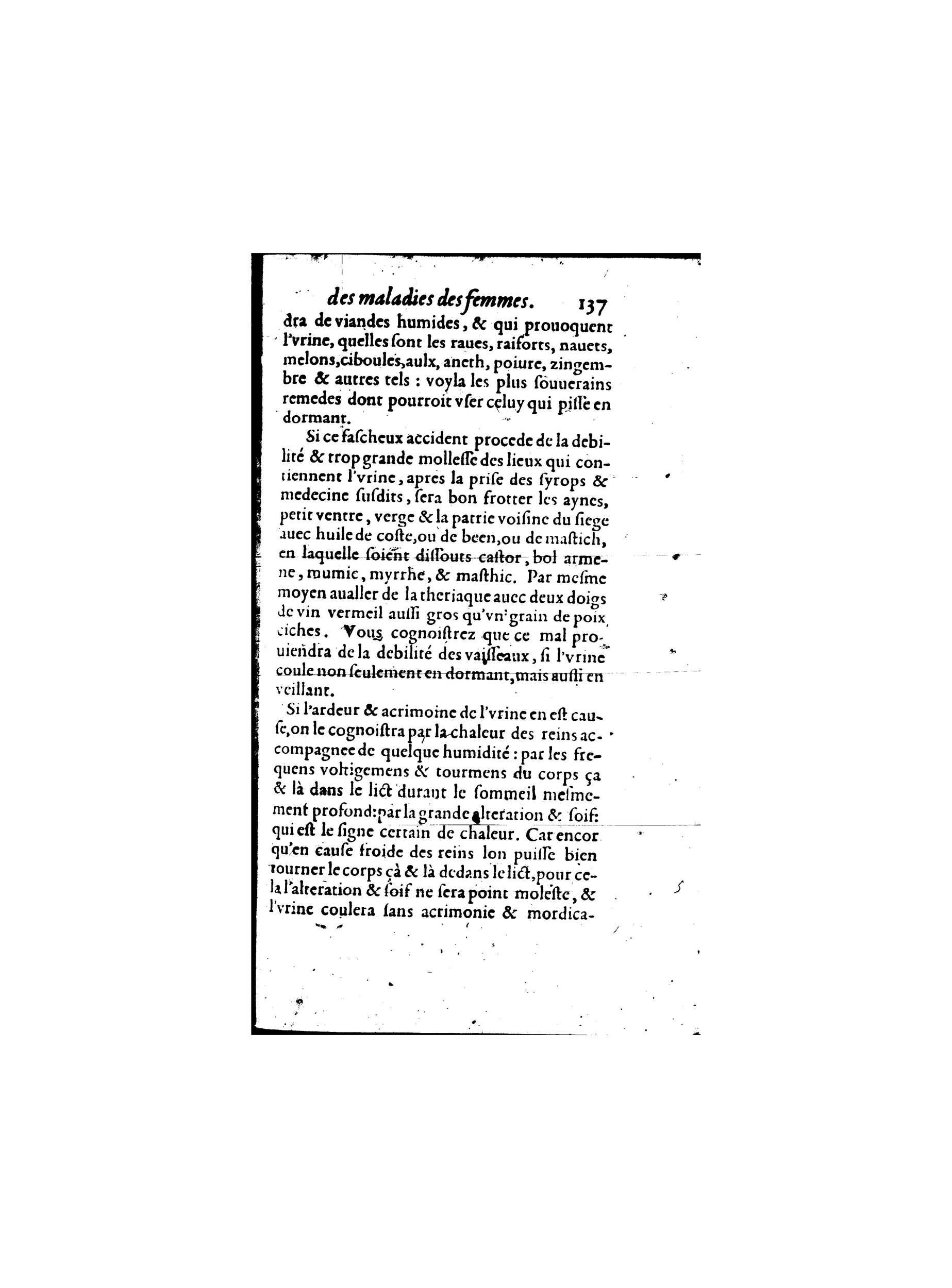 1587 - Jacques du Puis - Trésor des remèdes secrets pour les maladies des femmes - BnF