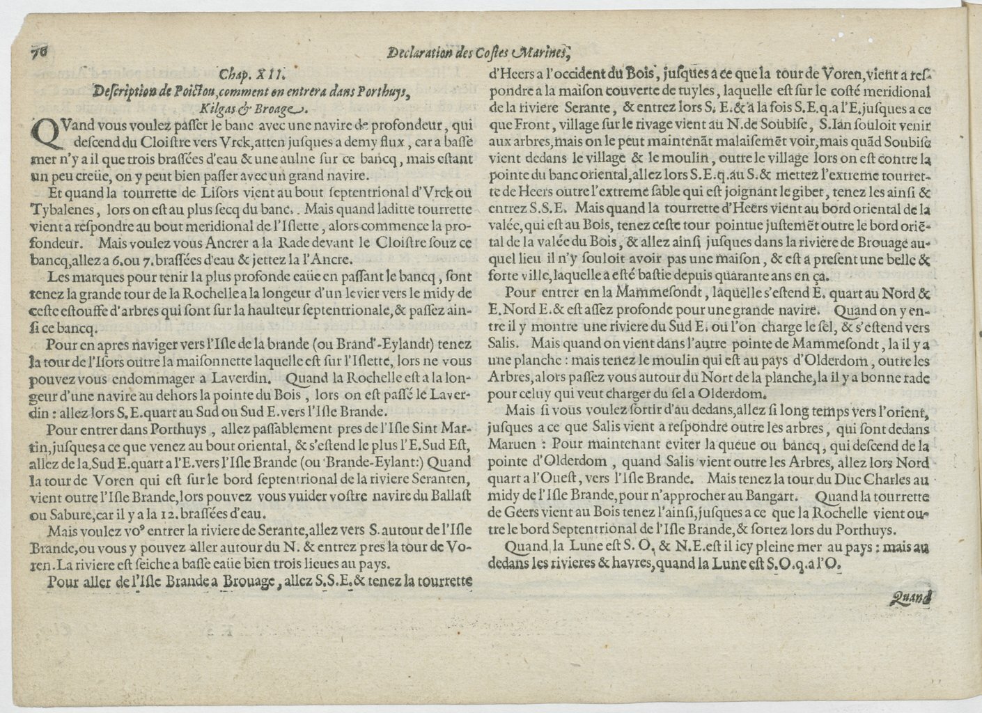 1601 - Bonaventure d’Aseville - Trésorerie ou cabinet de route marinesque - BnF 1601 - Bonaventure d’Aseville - Trésorerie ou cabinet de route marinesque - BnF