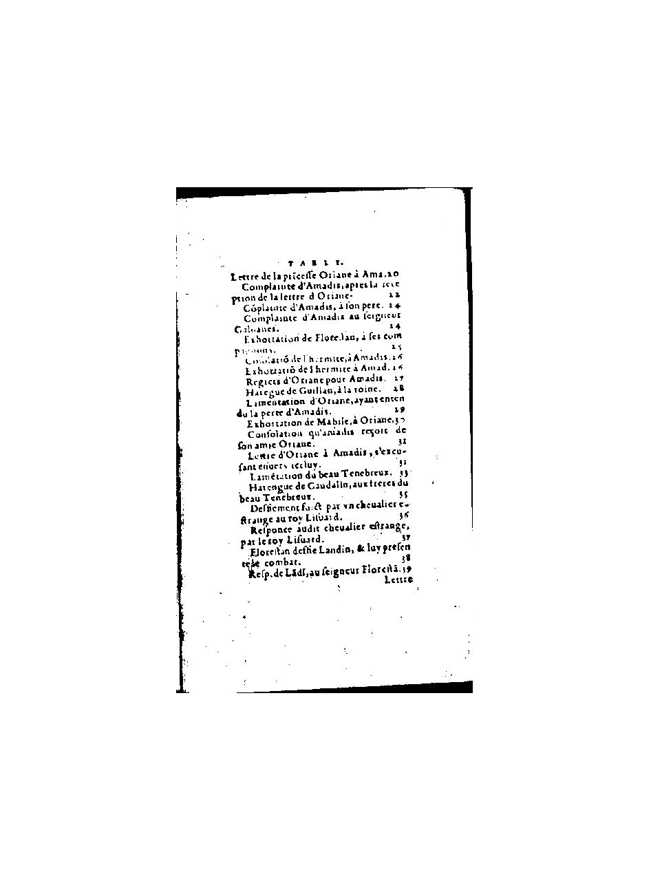 1571 - Jean Huguetan - Trésor des Amadis - BnF