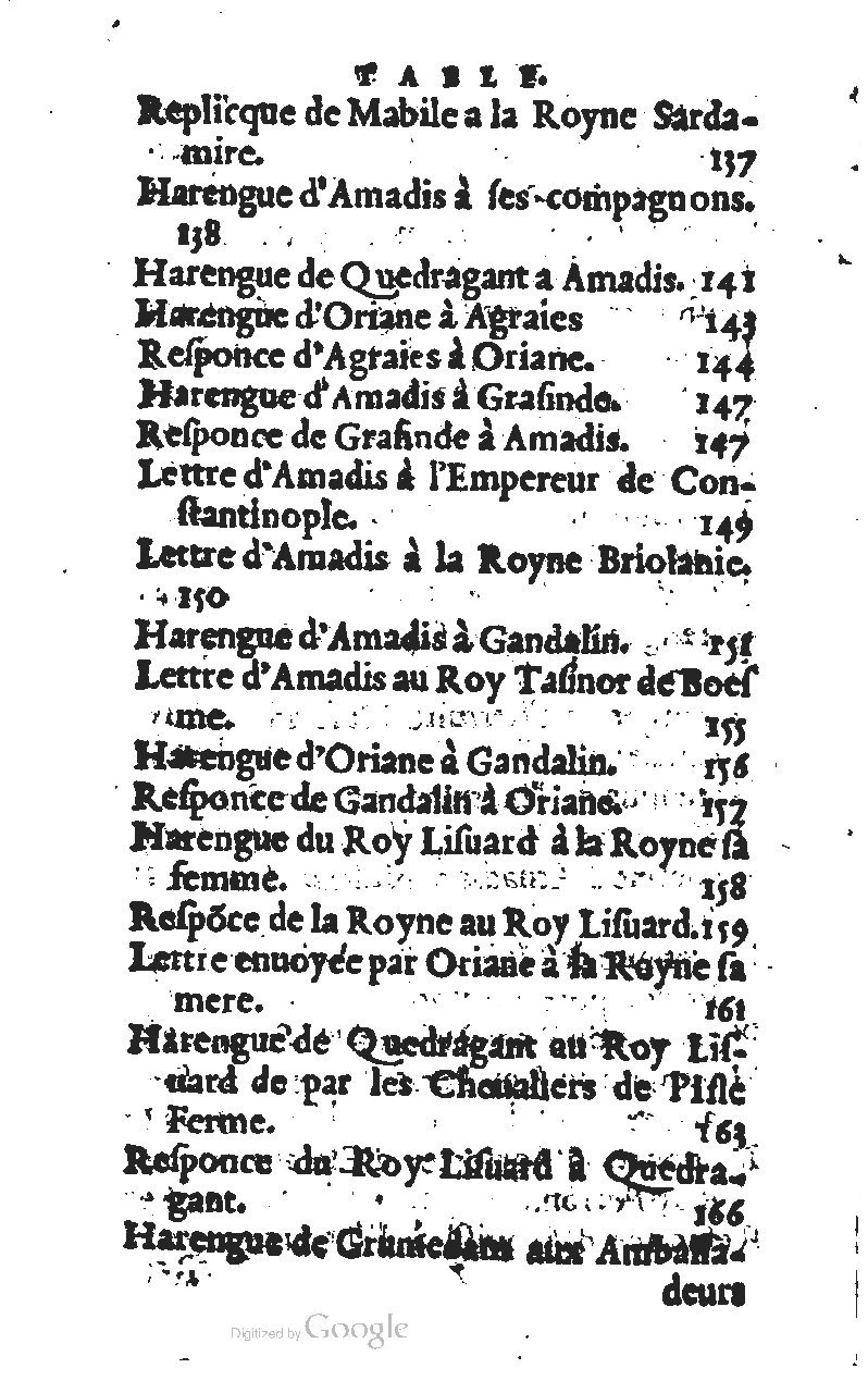 1567 - Jean Pygot - Trésor des Amadis - BM Lyon 1567 - Jean Pygot - Trésor des Amadis - BM Lyon