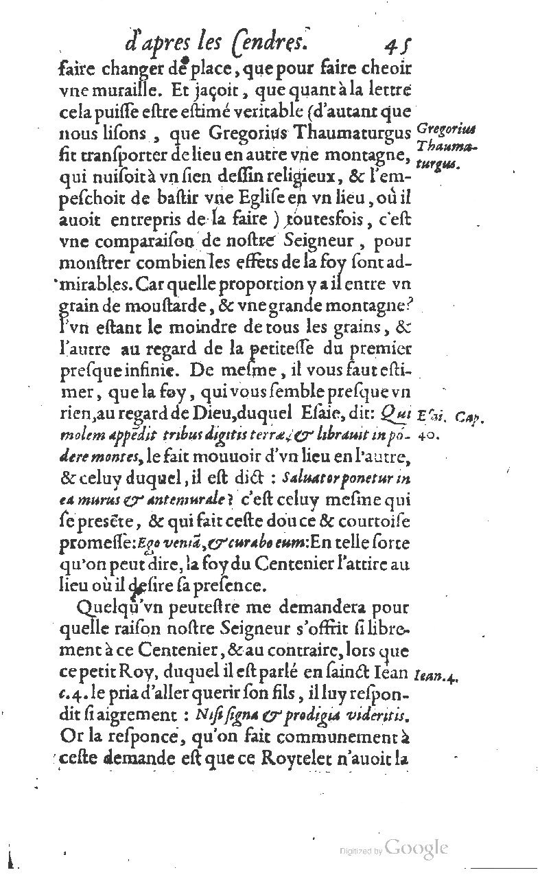 1607 - Nicolas Du Fossé - Trésor quadragésimal - T 01 - BM Lyon