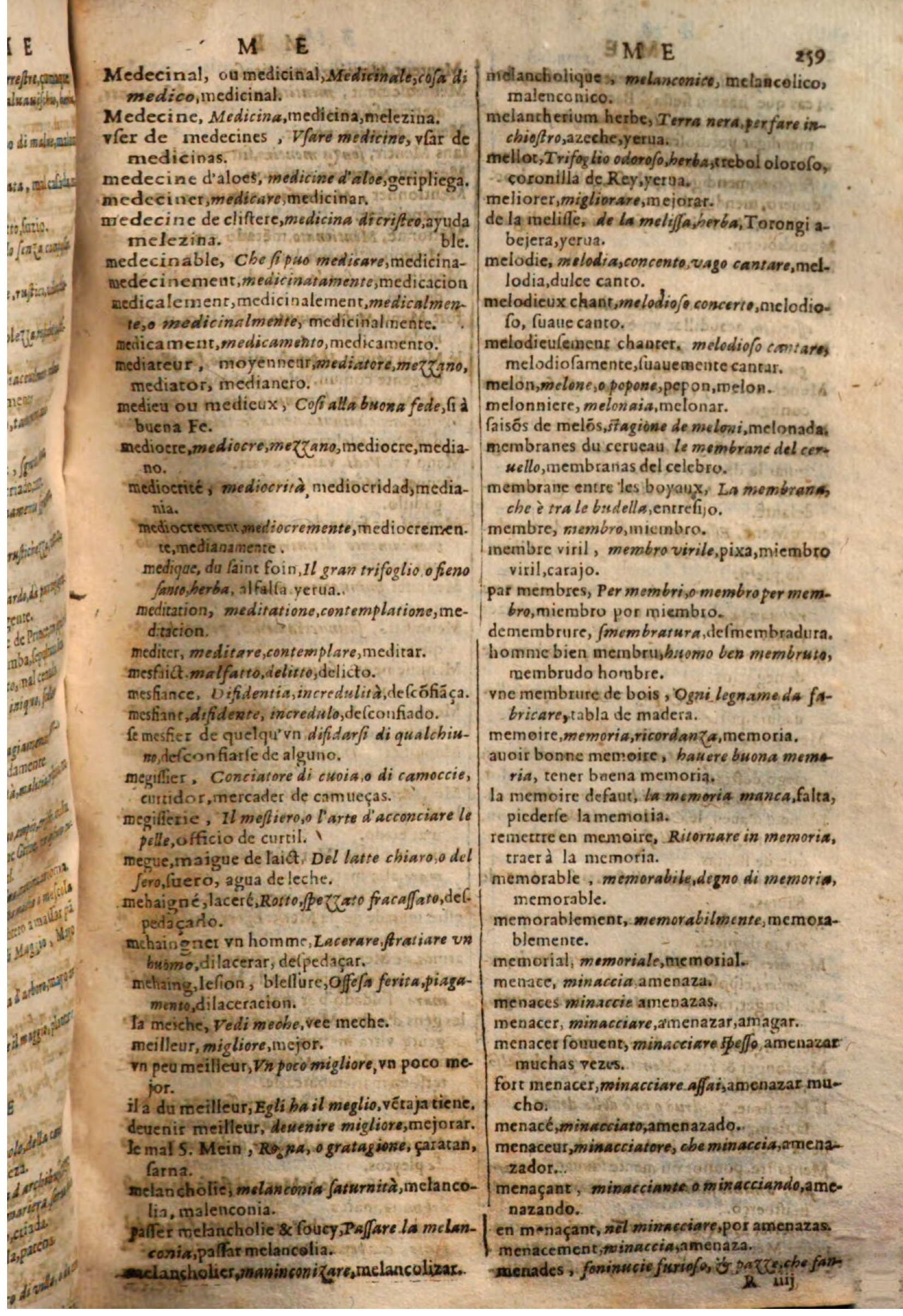 1644 - Jacques Crespin - Trésor des trois langues - Passau
