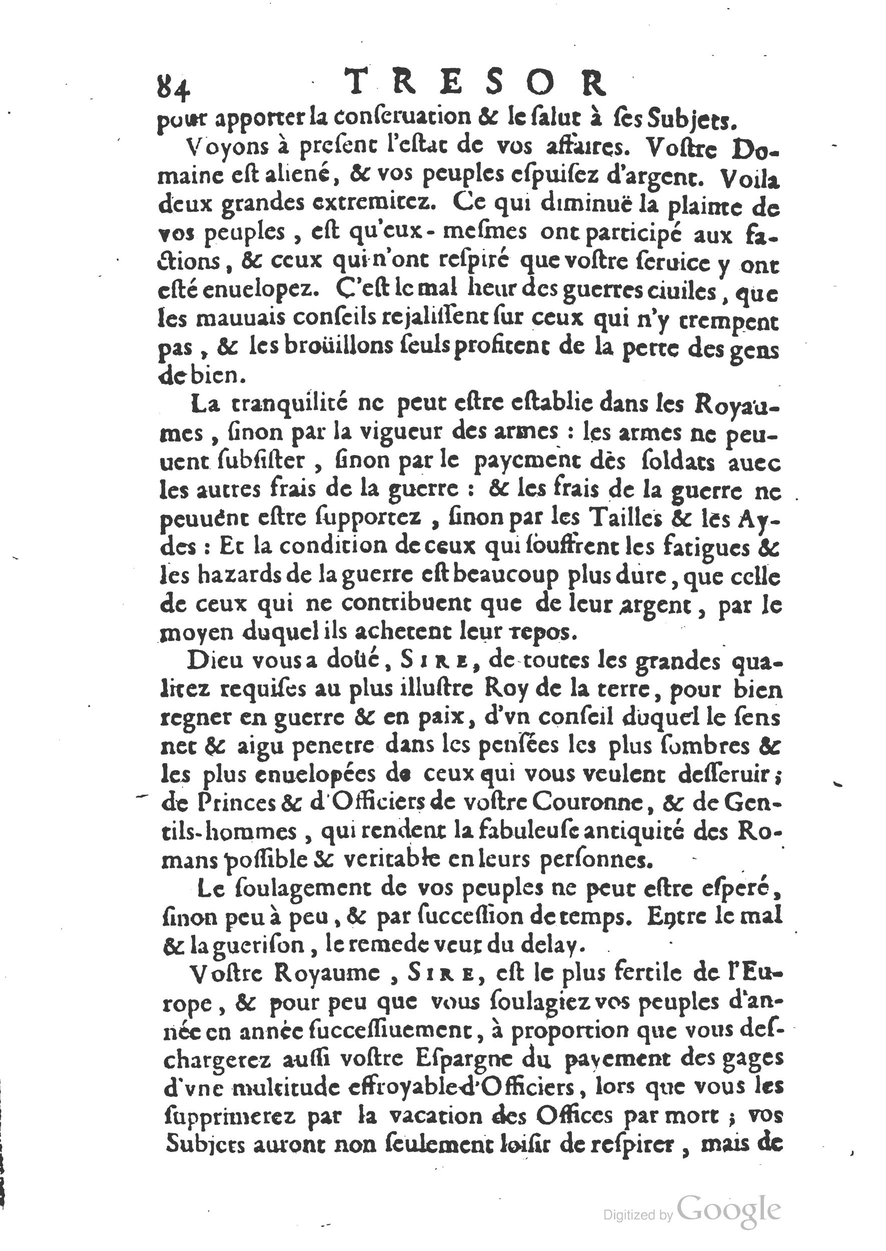 1654 - Michel Bobin - Trésor des harangues, remontrances et oraisons funèbres - BM Lyon