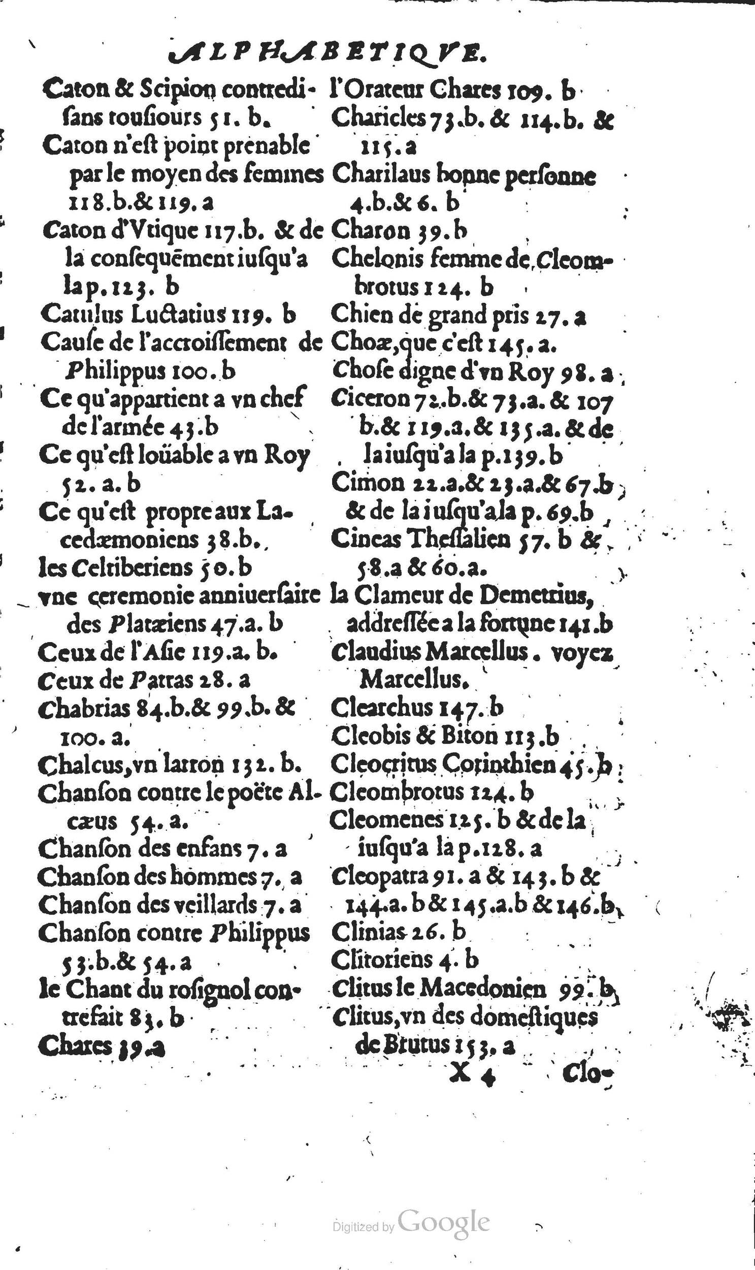 1567 - Willem Silvius - Trésor des vies de Plutarque - Anvers Musée Plantin-Moretus