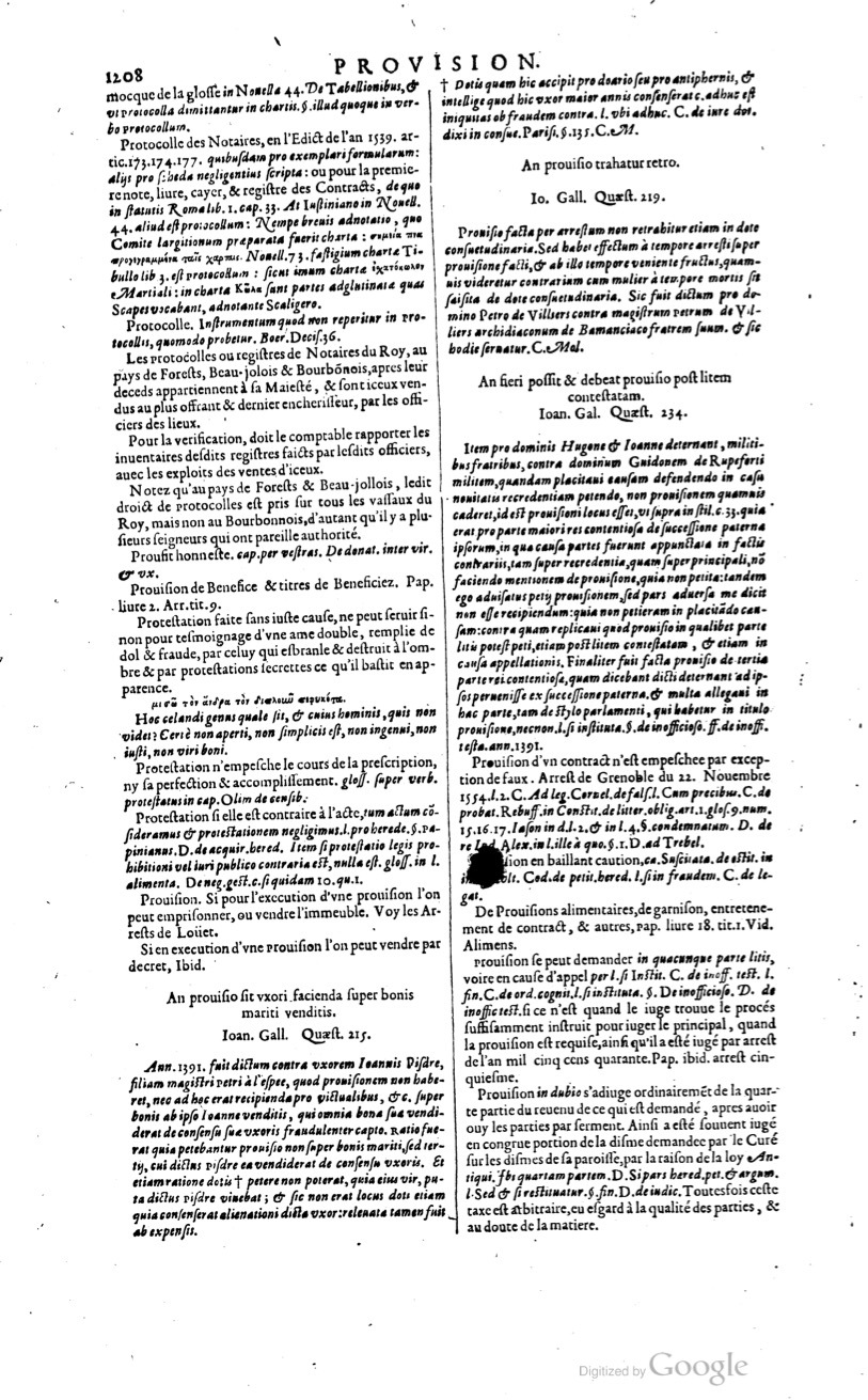 1629 - Veuve Nicolas Buon - Trésor du droit français (29620 T. 2) - BM Lyon