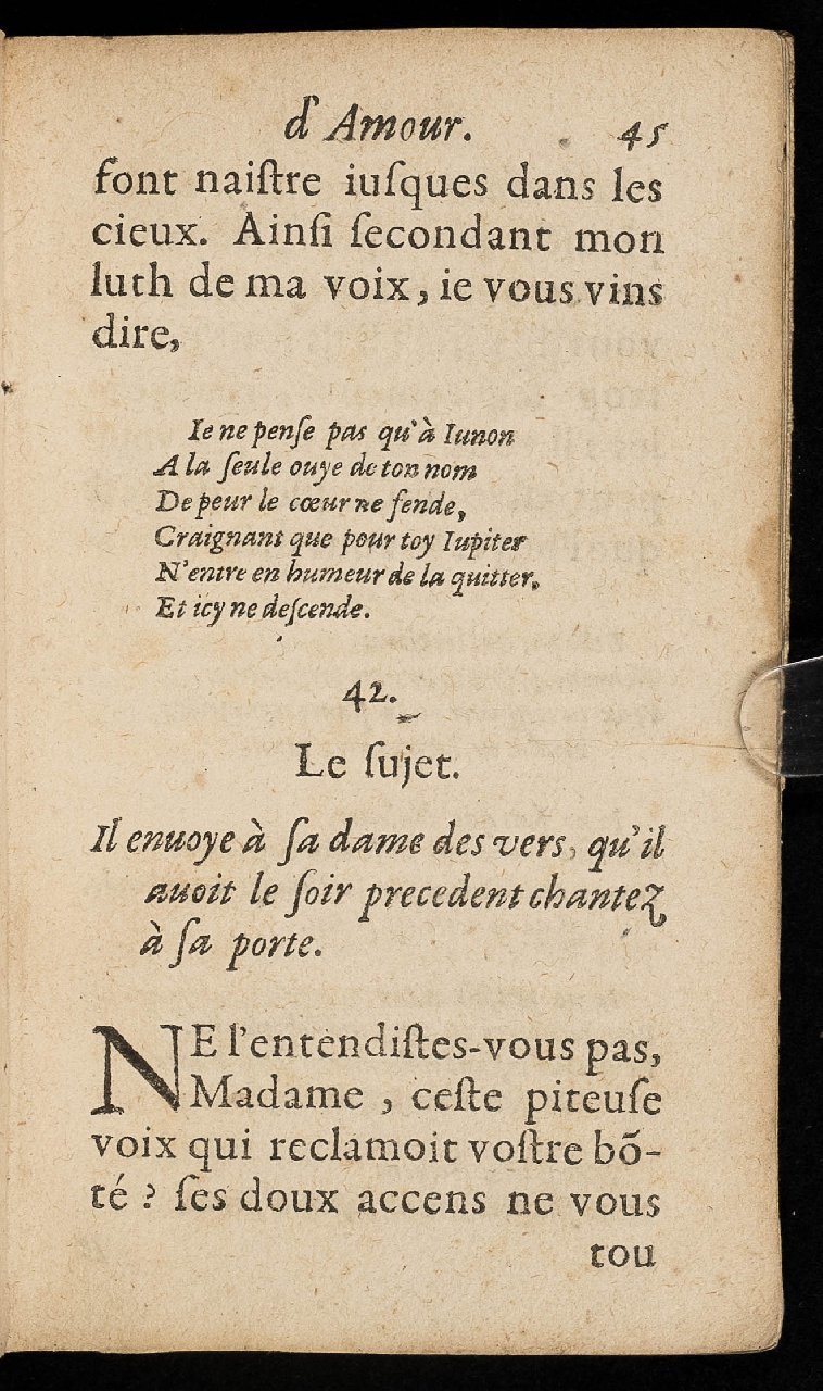 1597 - Thibaud Ancelin - Trésor d’amour - Stuttgart 1597 - Thibaud Ancelin - Trésor d’amour - Stuttgart