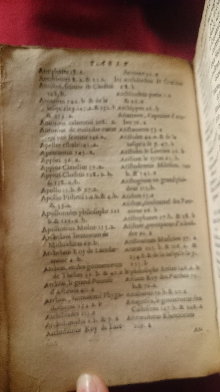 1568 - Willem Silvius - Trésor des vies de Plutarque - BnF