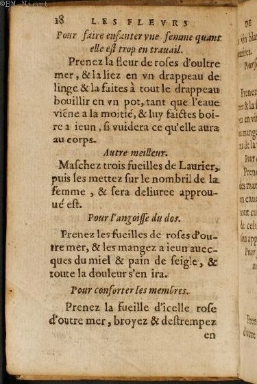 1586 - Benoît Rigaud - Trésor des fleurs et secrets de médecine - Université Paris Cité