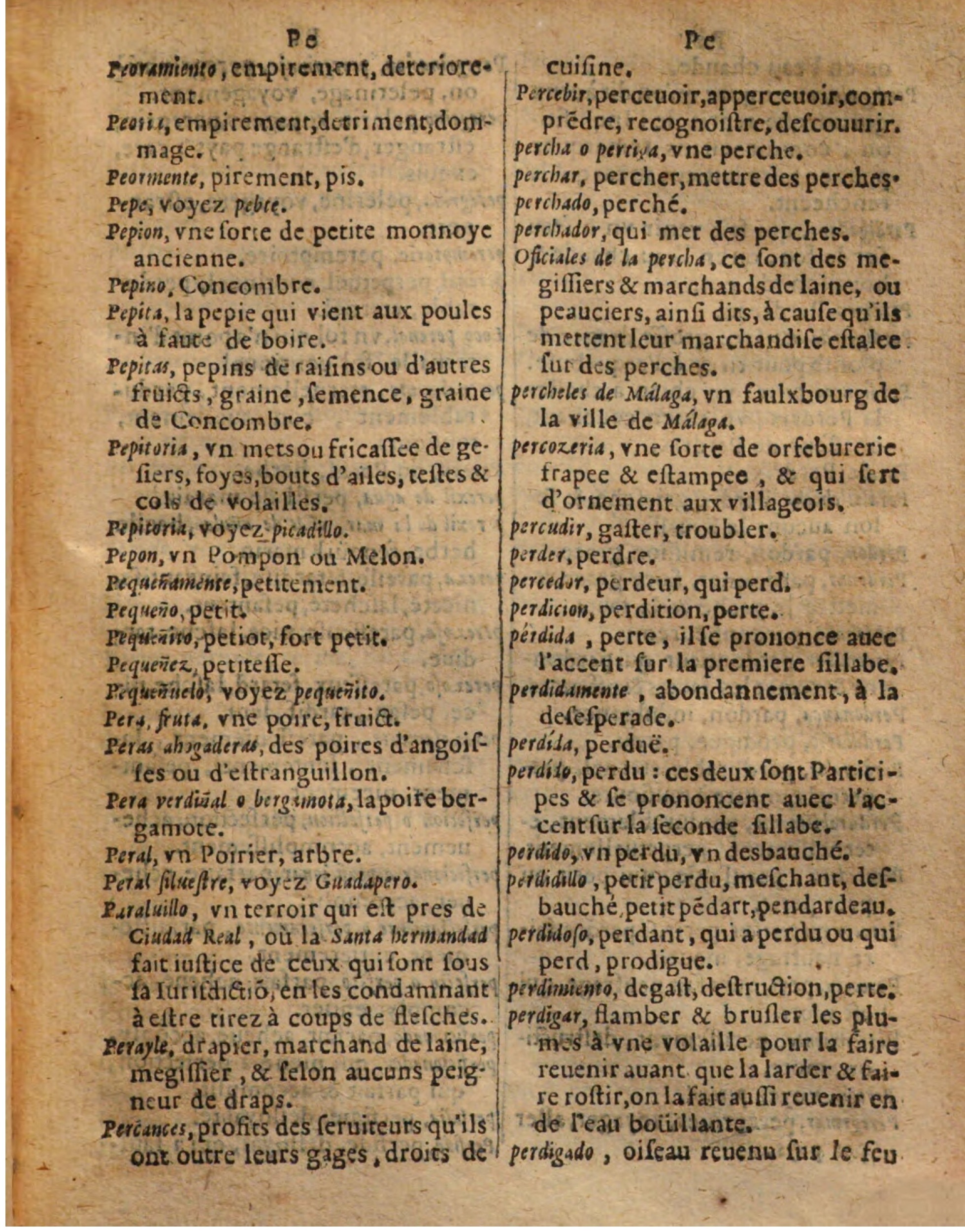 1625 - Hubert Antoine - Trésor des deux langues espagnole et française - Augsbourg