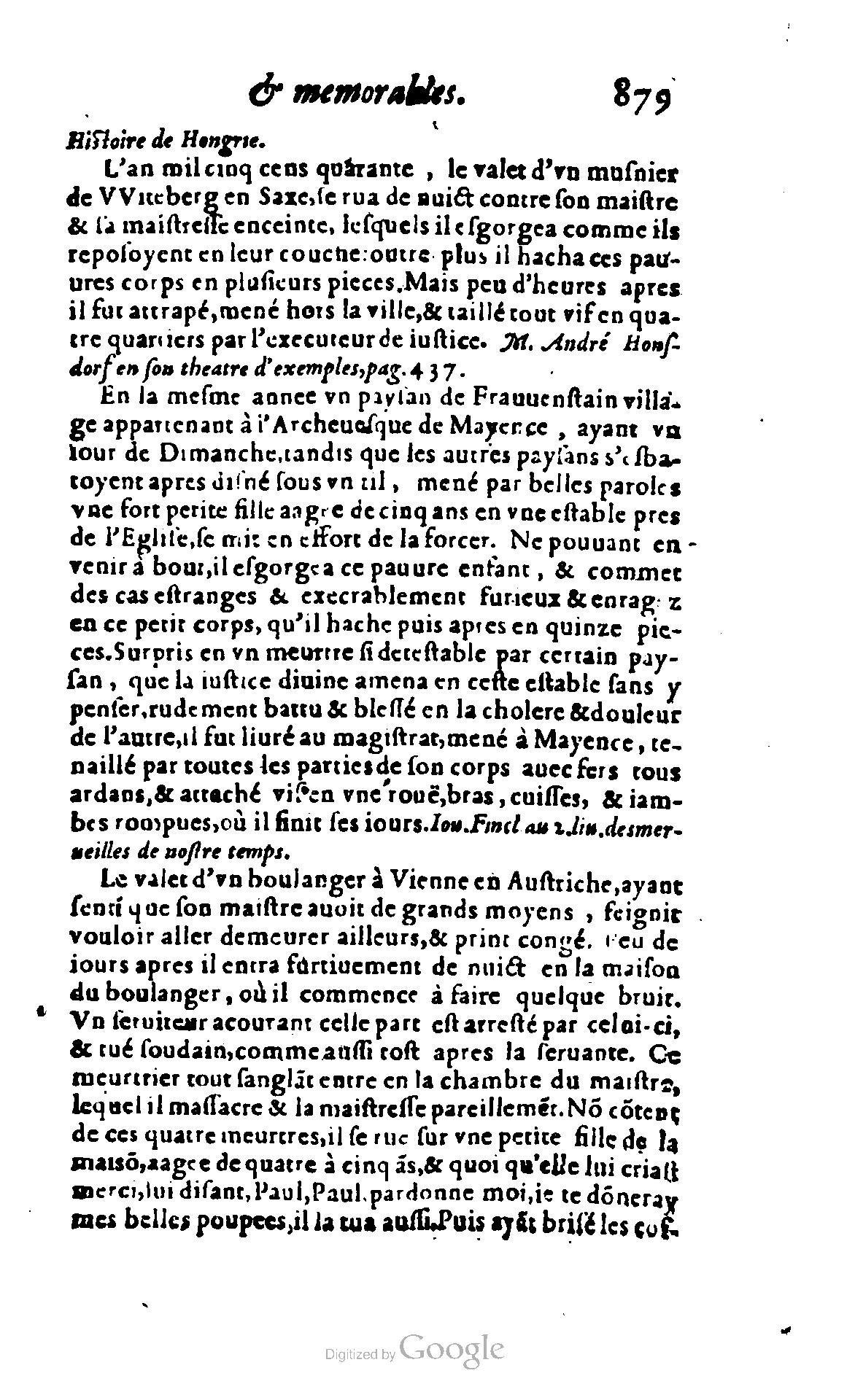 1620 - Samuel Crespin - Trésor d’histoires admirables et mémorables - BCU Lausanne