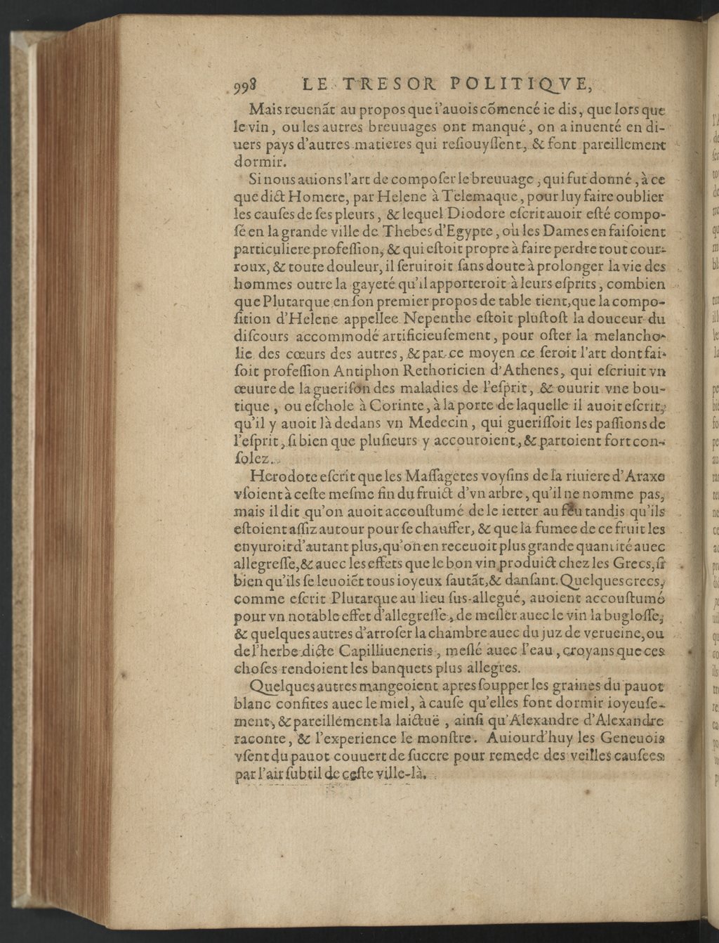 1608 - Nicolas Du Fossé - Trésor politique - BnF Tolbiac