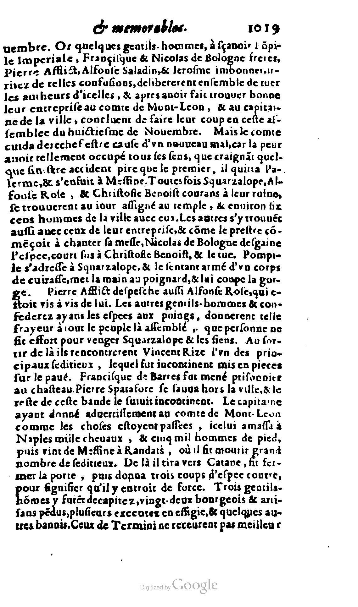 1620 - Samuel Crespin - Trésor d’histoires admirables et mémorables - BCU Lausanne