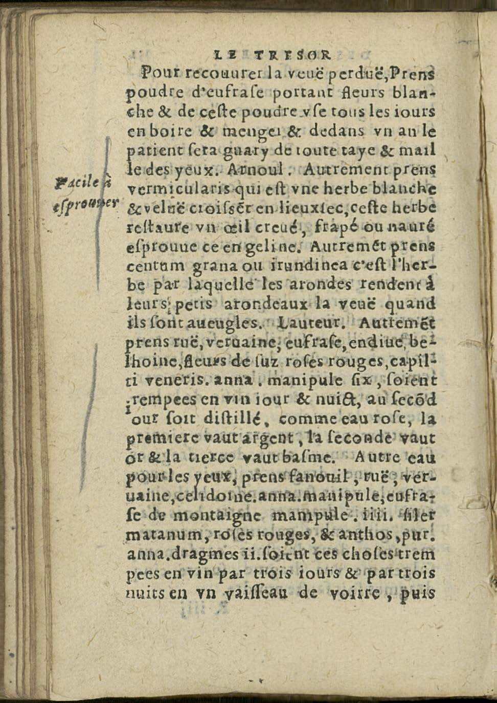 1581 - Jean Bailleur - Trésor des pauvres - Le Havre