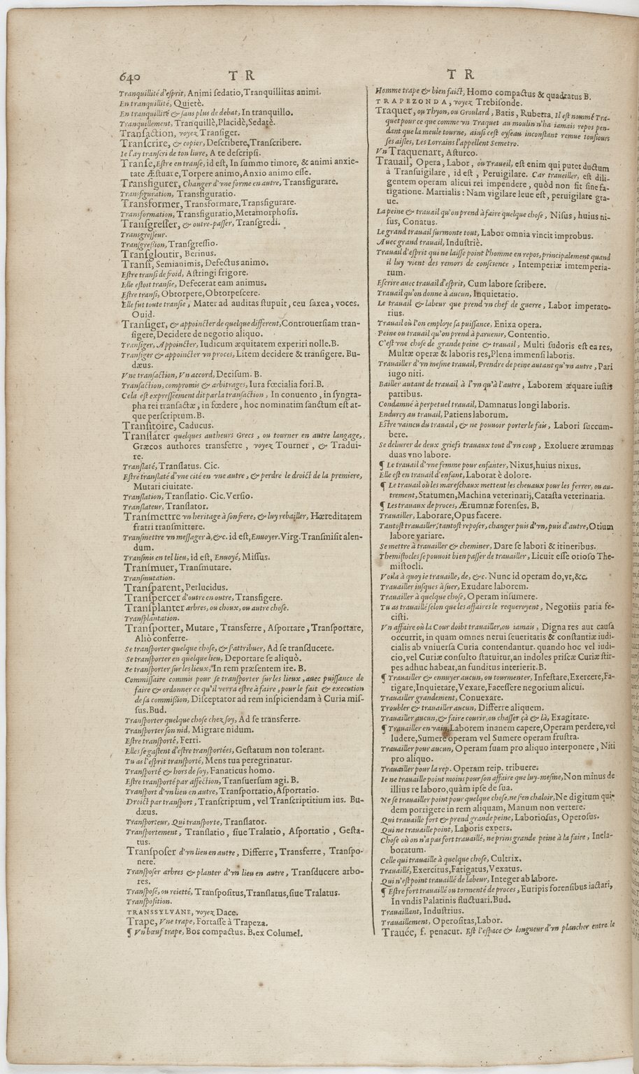 1606 - David Douceur - Trésor de la langue française - BnF