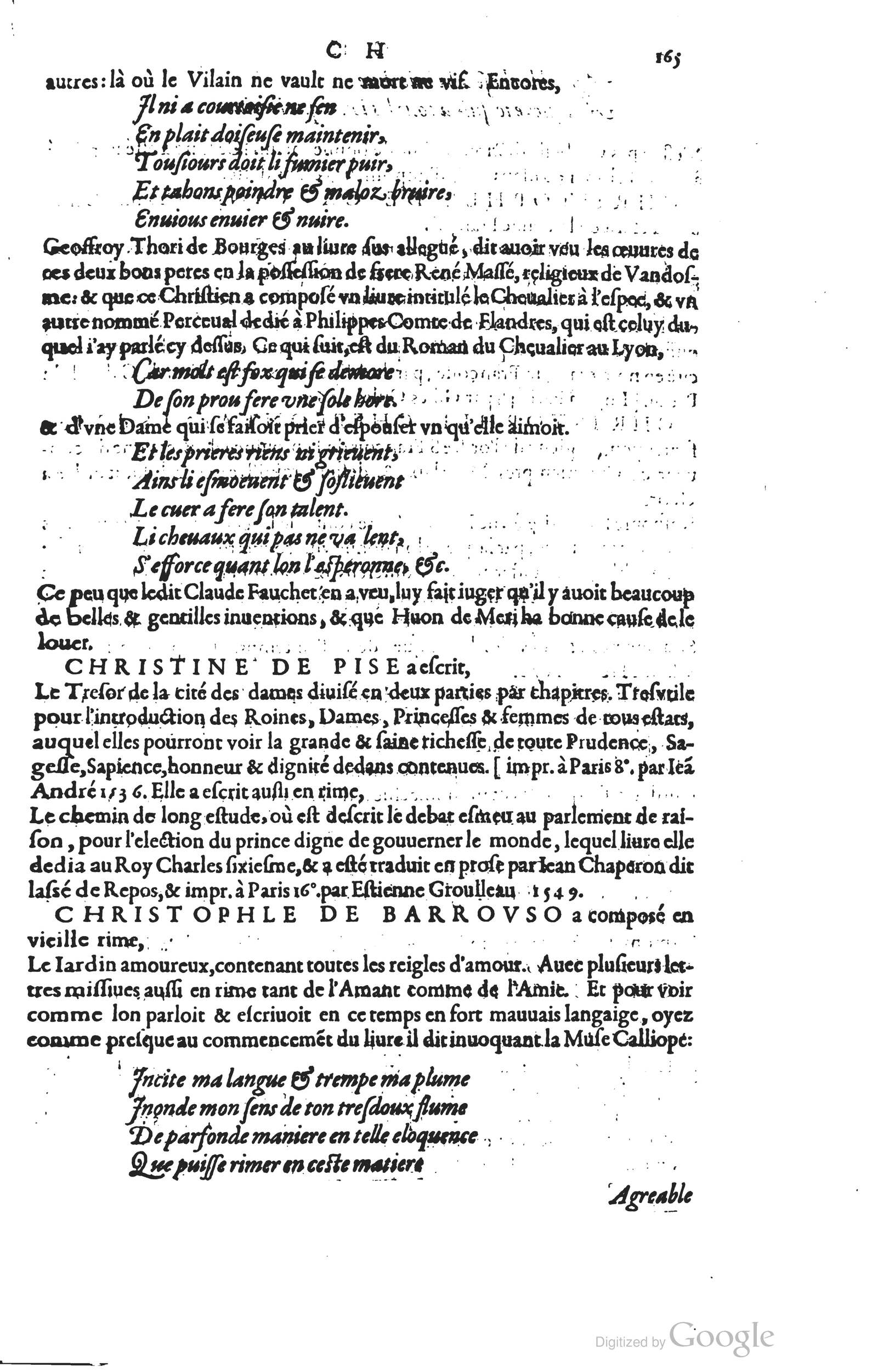 1585 - Barthélemy Honorat - Bibliothèques françaises - BSB Munich