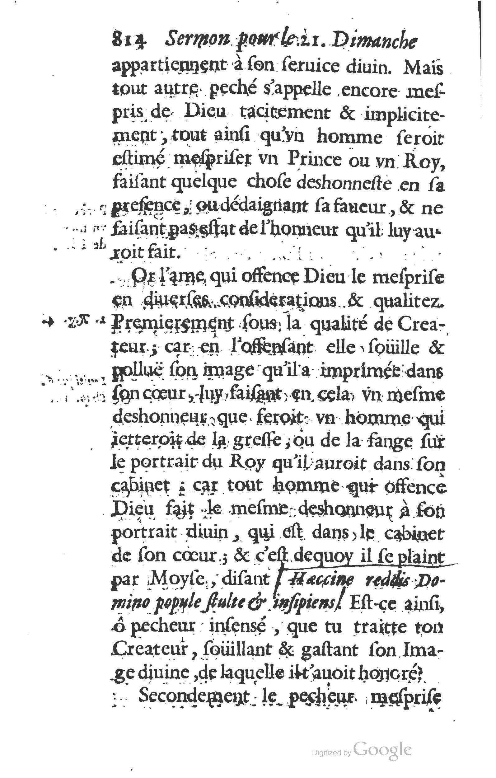 1629 - Manassés de Préaulx - Sermons ou Trésors de la piété chrétienne - BM Lyon