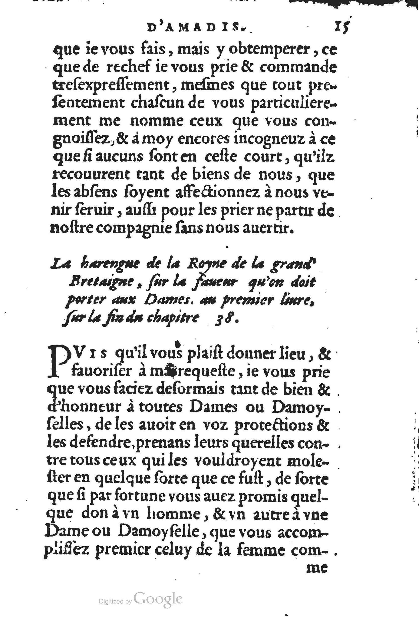 1560 - Jean d’Ogerolles et Gabriel Cotier Lyon - Trésor des Amadis - BSB Munich