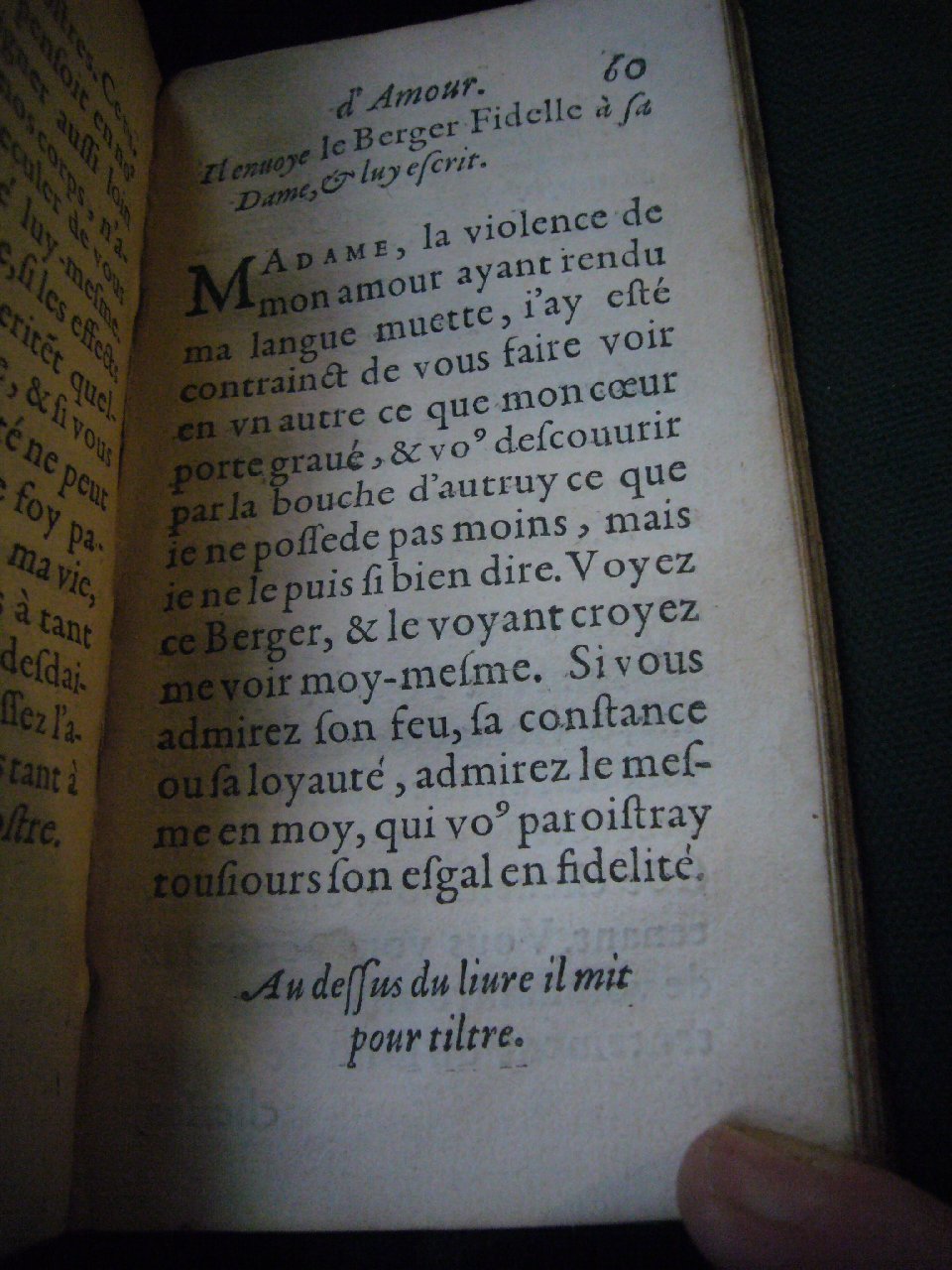 1597 - Matthieu Guillemot - Trésor d’amour - BnF Arsenal