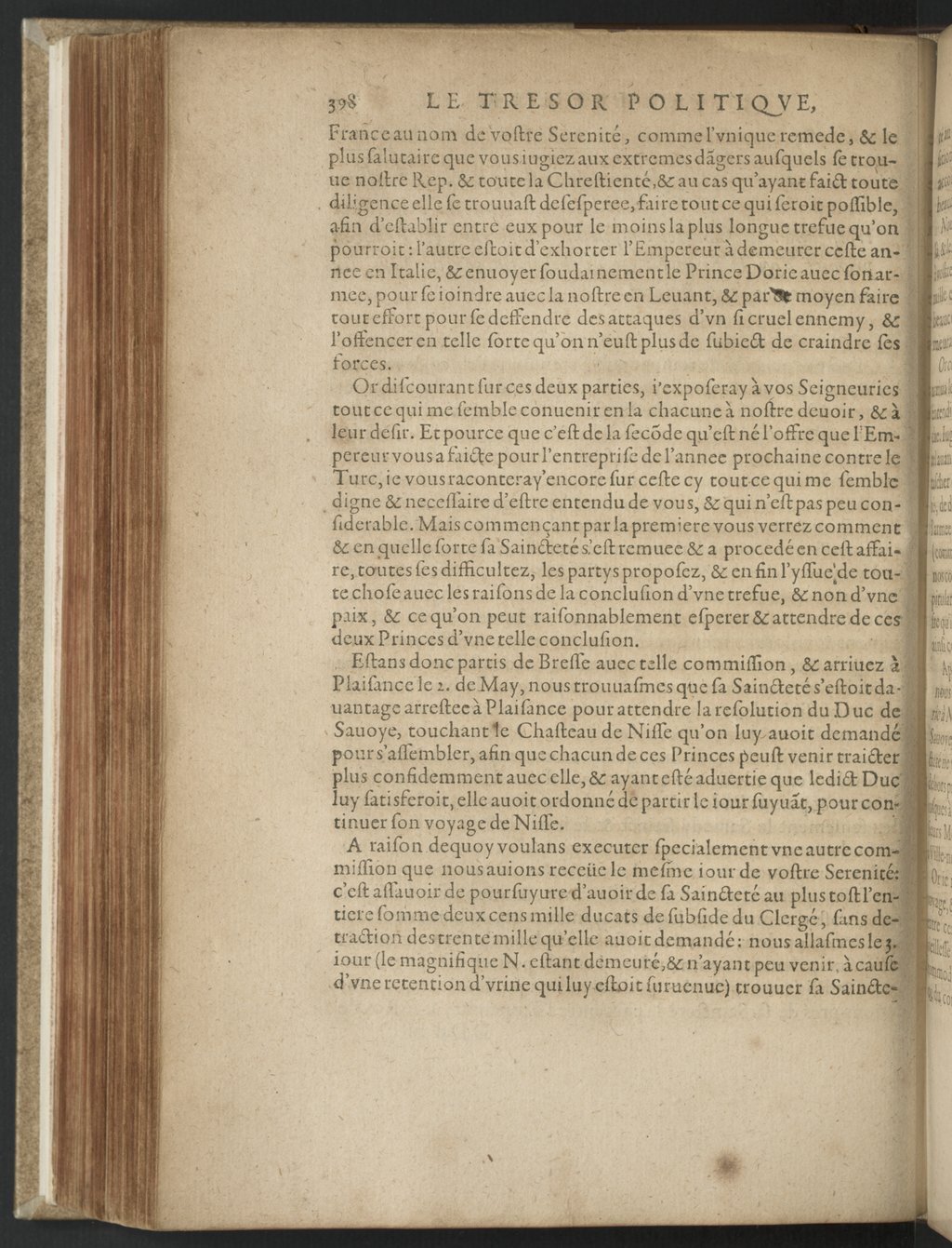 1608 - Nicolas Du Fossé - Trésor politique - BnF Tolbiac