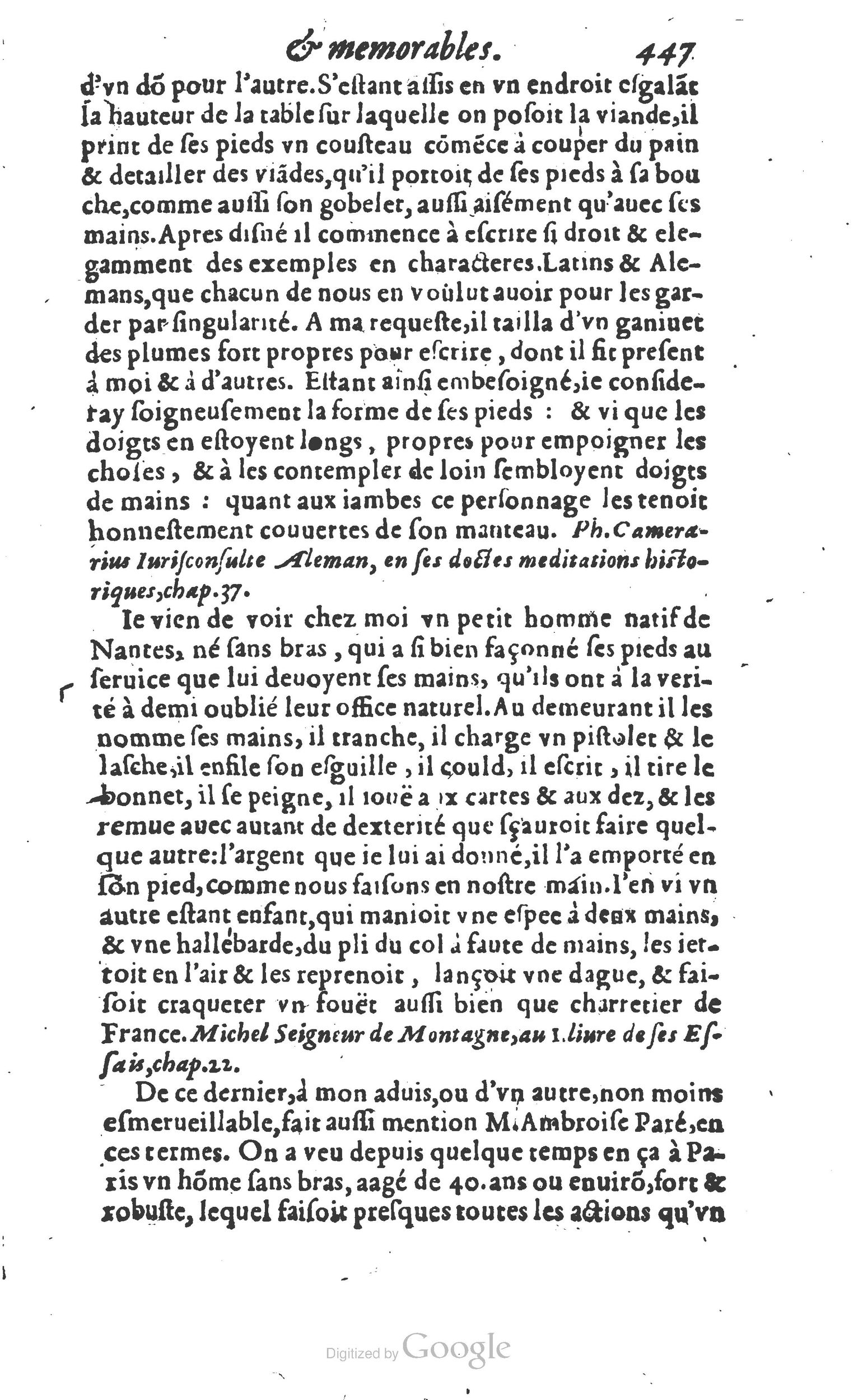 1610 - Paul Marceau - Trésor d’histoires admirables et mémorables - Princeton 1610 - Paul Marceau - Trésor d’histoires admirables et mémorables - Princeton