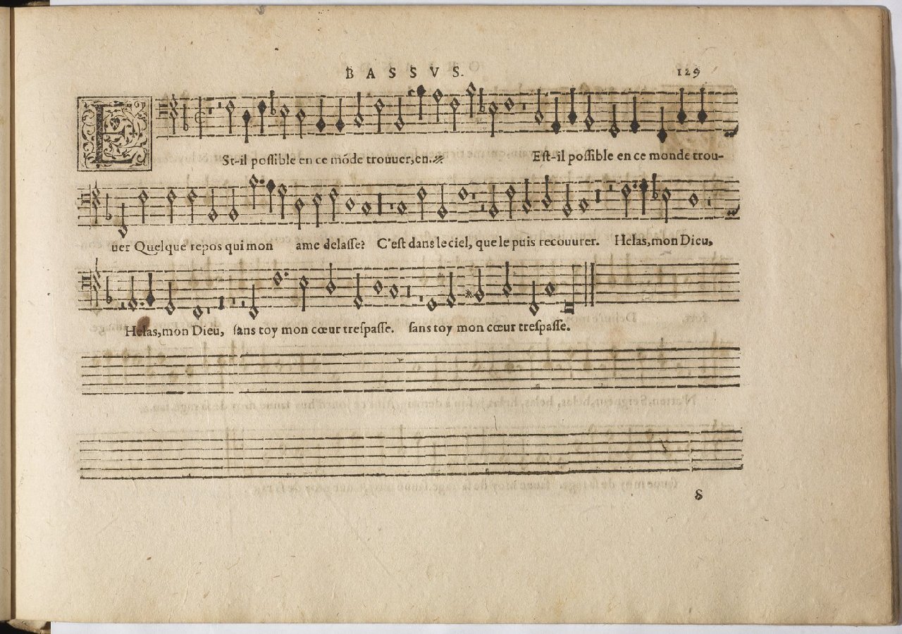 1594 - Paul Marceau - Trésor de musique d&#039;Orlande de Lassus, Superius, Bassus, Tenor, Quinta pars - BnF