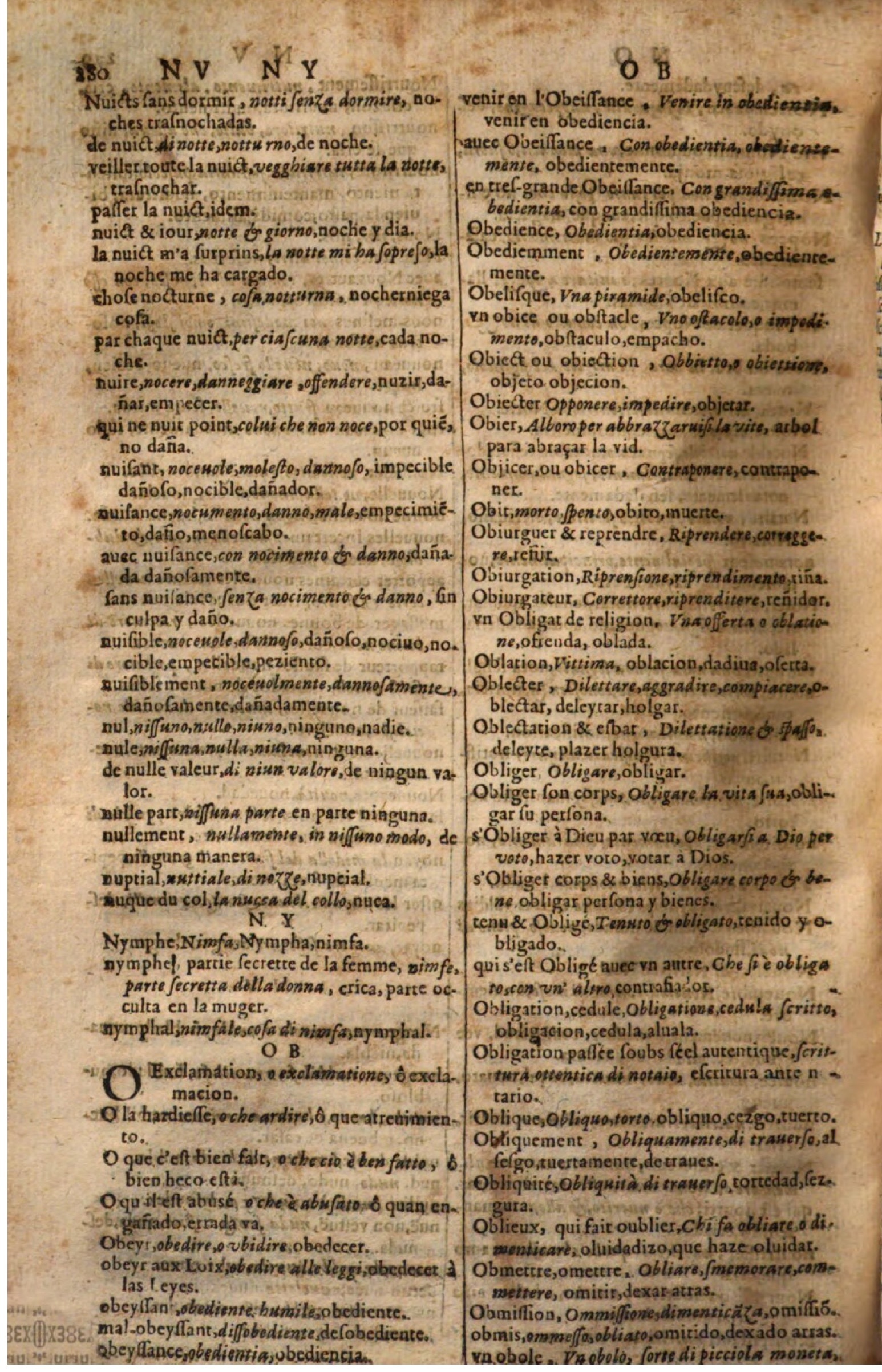 1644 - Jacques Crespin - Trésor des trois langues - Passau 1644 - Jacques Crespin - Trésor des trois langues - Passau