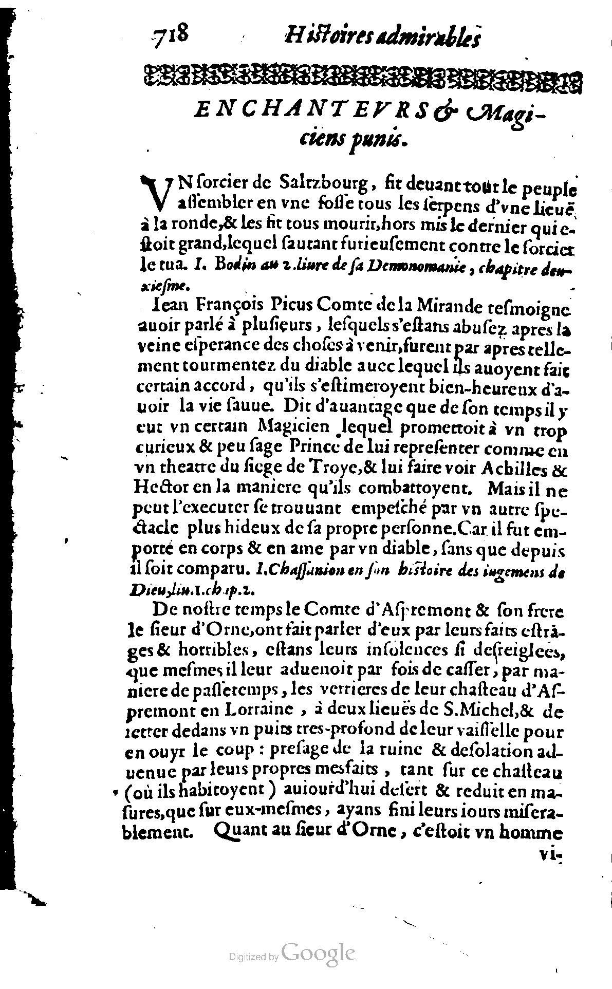 1620 - Samuel Crespin - Trésor d’histoires admirables et mémorables - BCU Lausanne