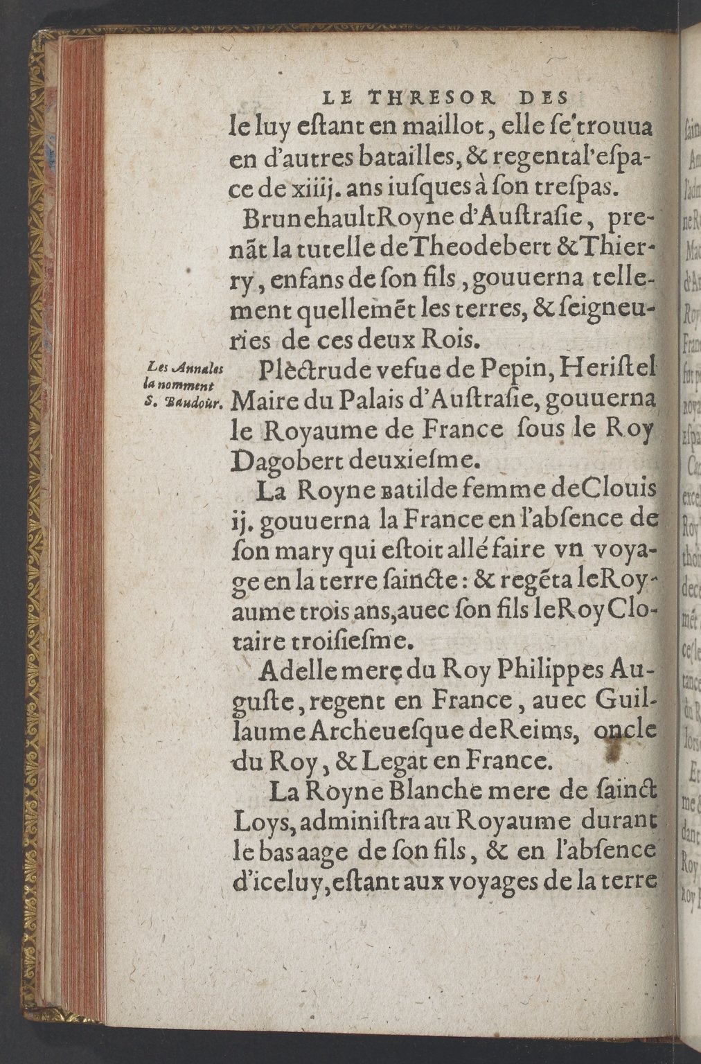 1603 - Galiot Corrozet - Trésor des histoires de France - BnF Tolbiac