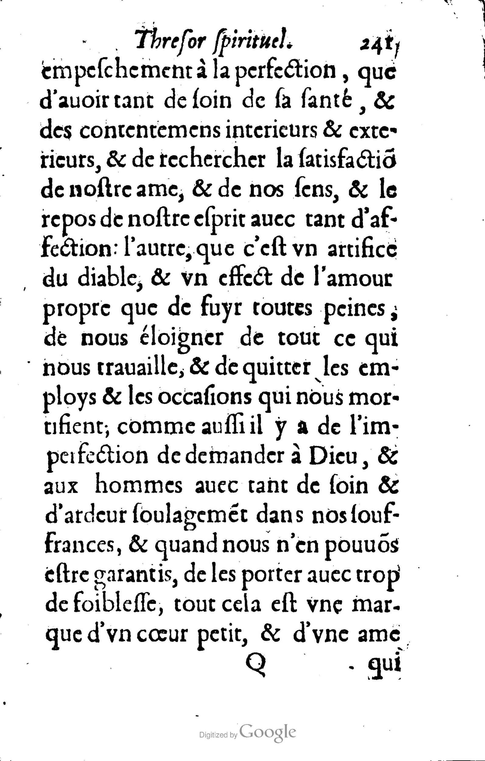 1633 - François Waudré - Trésor spirituel contenant les excellences du christianisme - BM Lyon