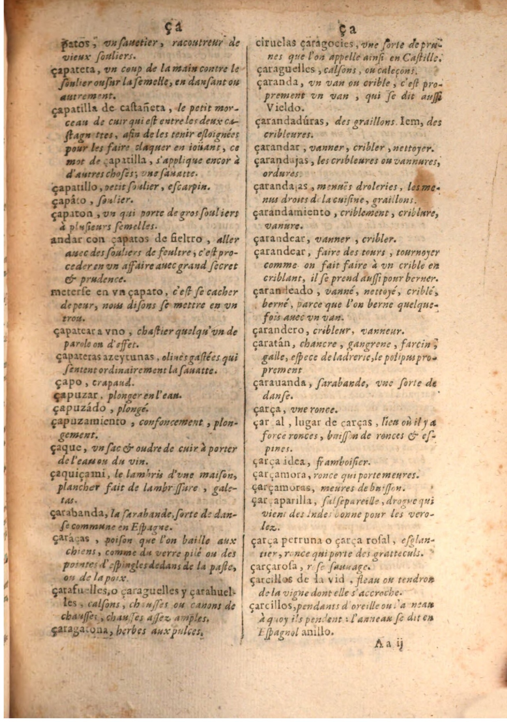1645 - A. de Sommaville et A. Courbé - Trésor des deux langues espagnole et française - BSB Munich