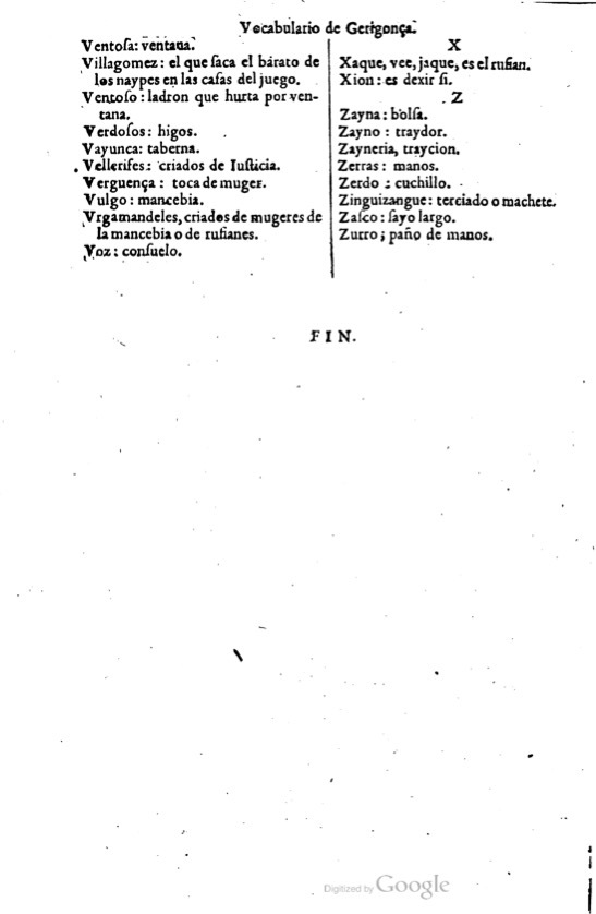 1621 - Adrian Tiffaine - Trésor des deux langues espagnole et française - BM Lyon
