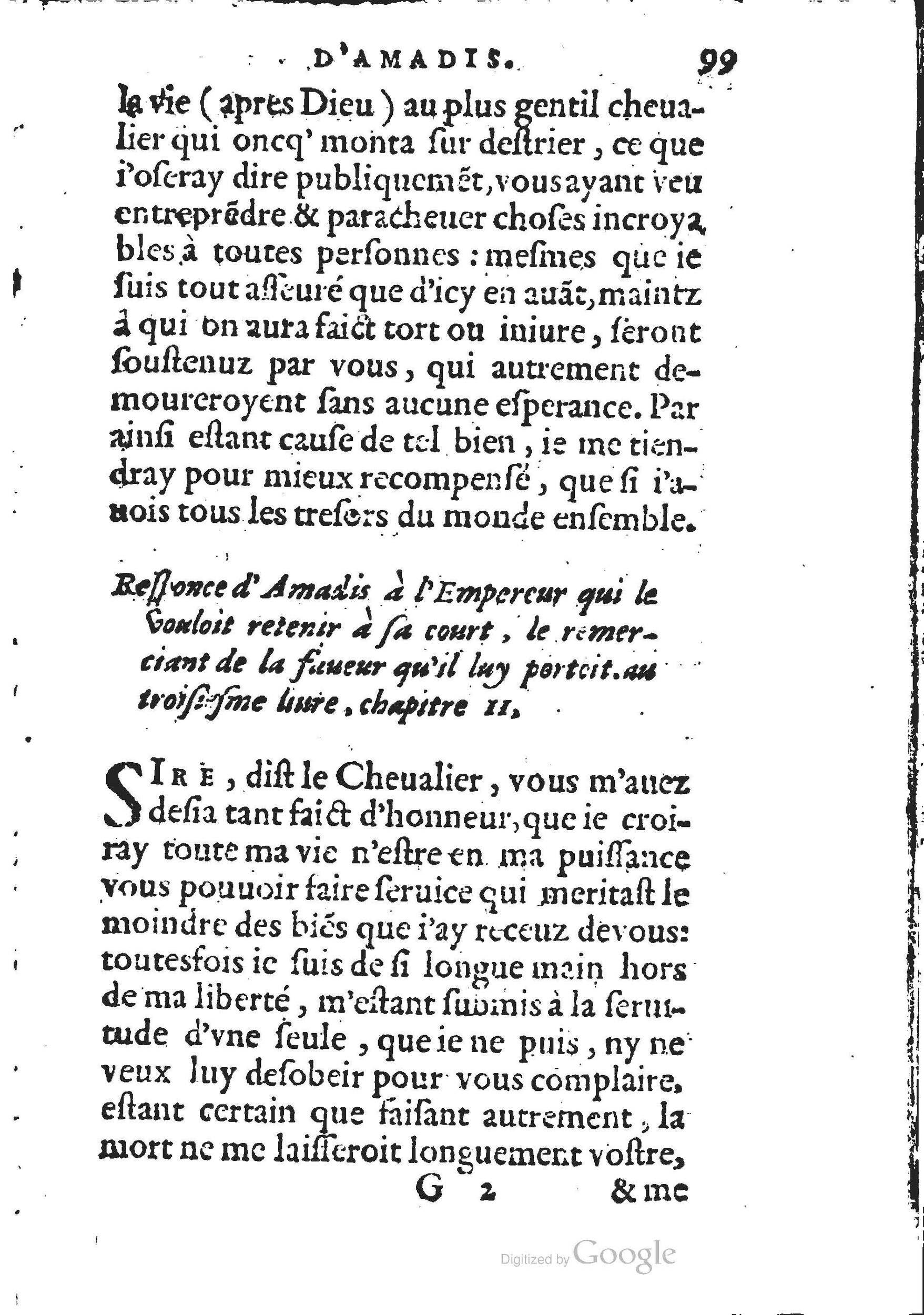 1560 - Jean d’Ogerolles et Gabriel Cotier Lyon - Trésor des Amadis - BSB Munich