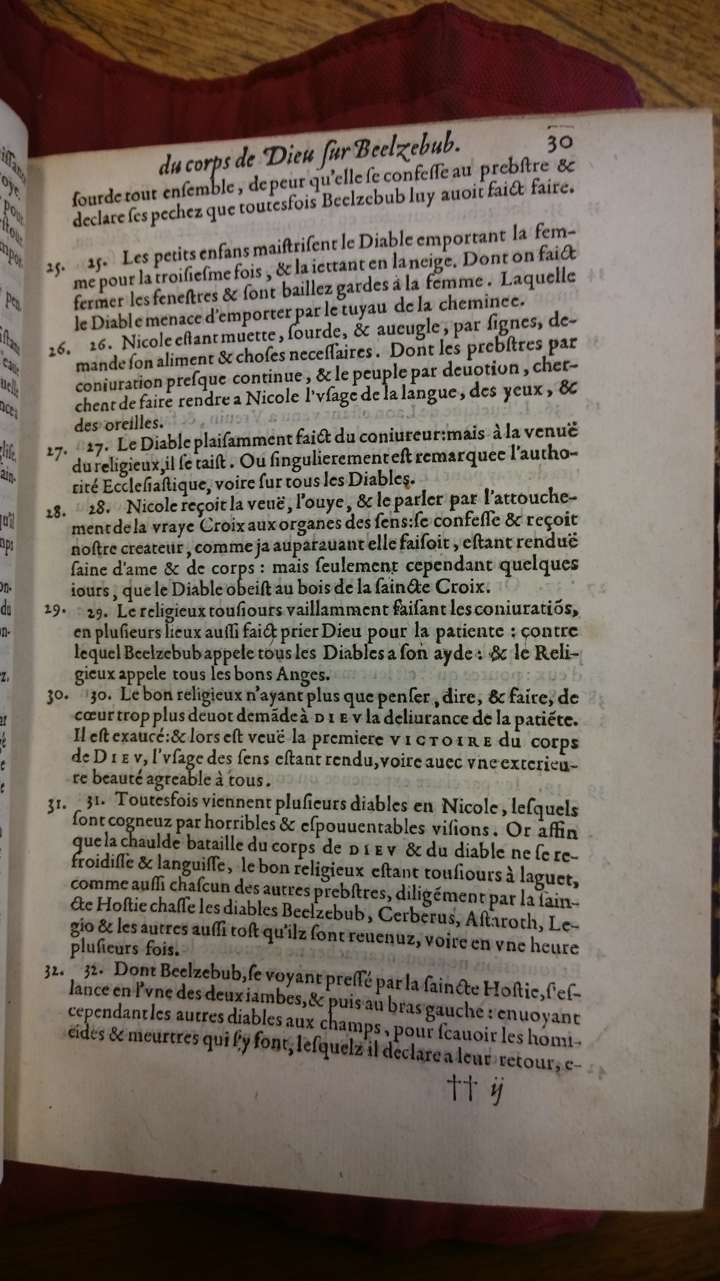 1578 - Nicolas Chesneau - Trésor et entière histoire de la triomphante victoire du corps de Dieu sur l’esprit malin - BM Lyon
