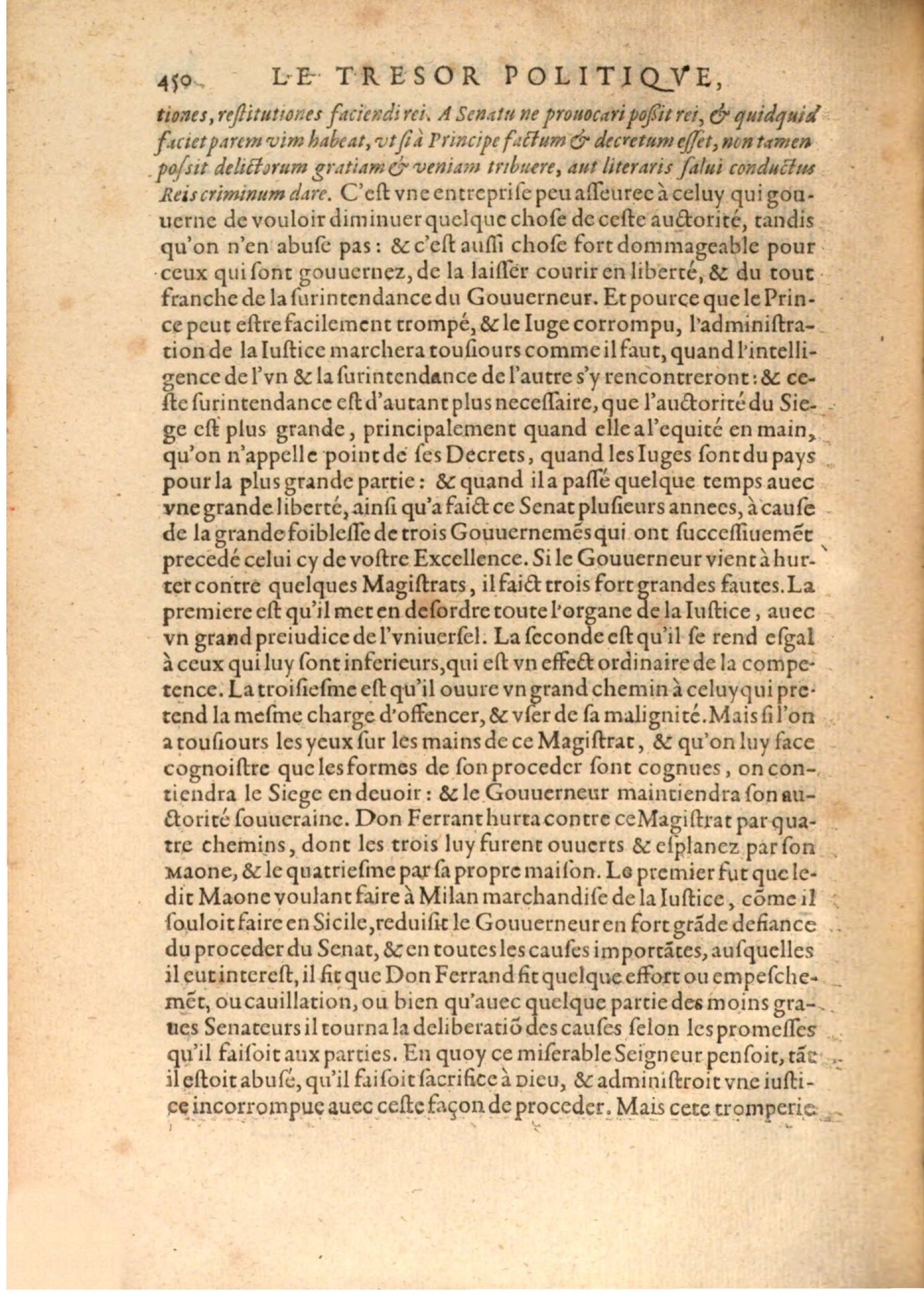 1608 - Nicolas Du Fossé - Trésor politique - BSB Munich