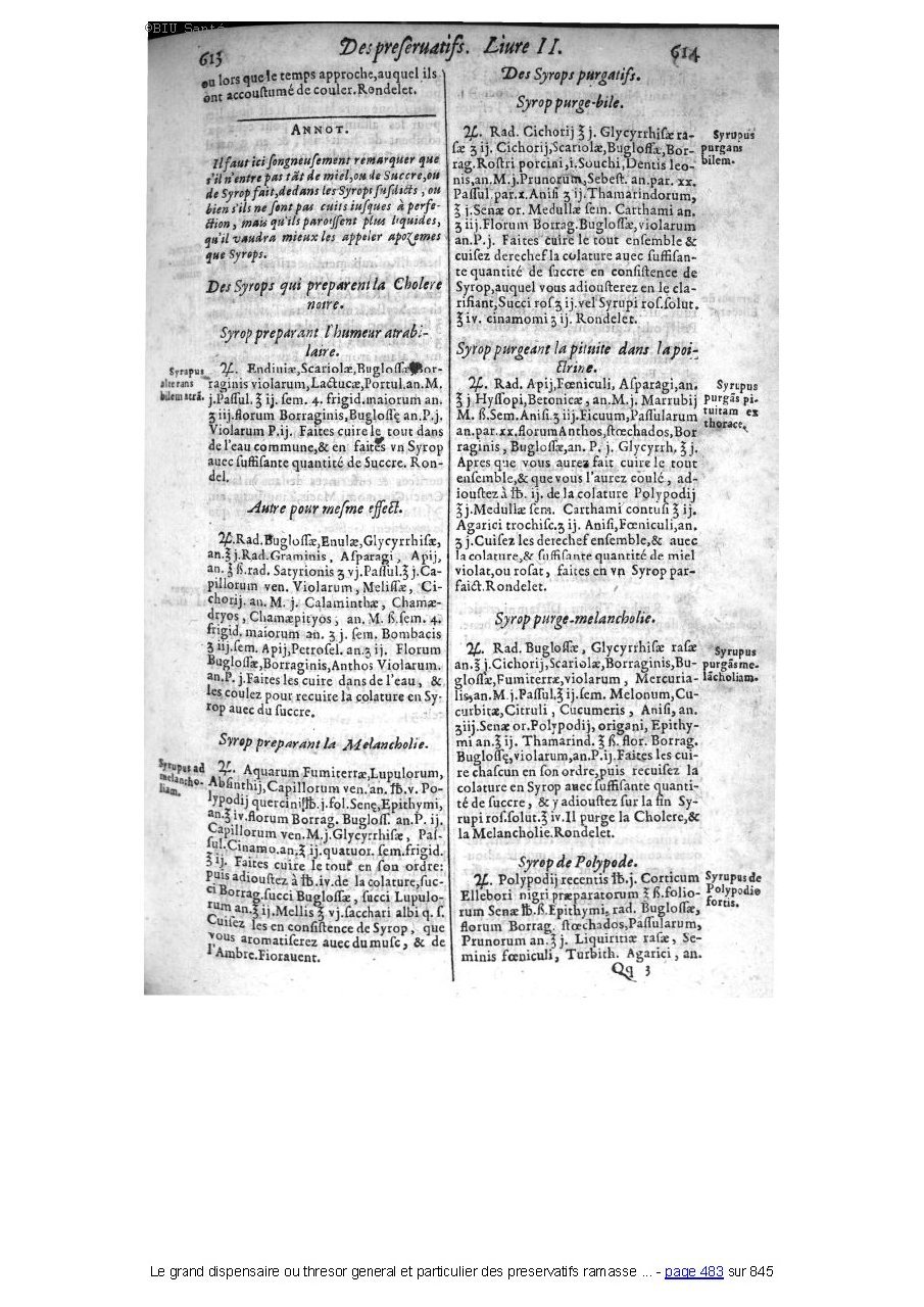 1609 - Étienne Gamonet - Grand dispensaire ou Trésor général et particulier des préservatifs - BIU Santé