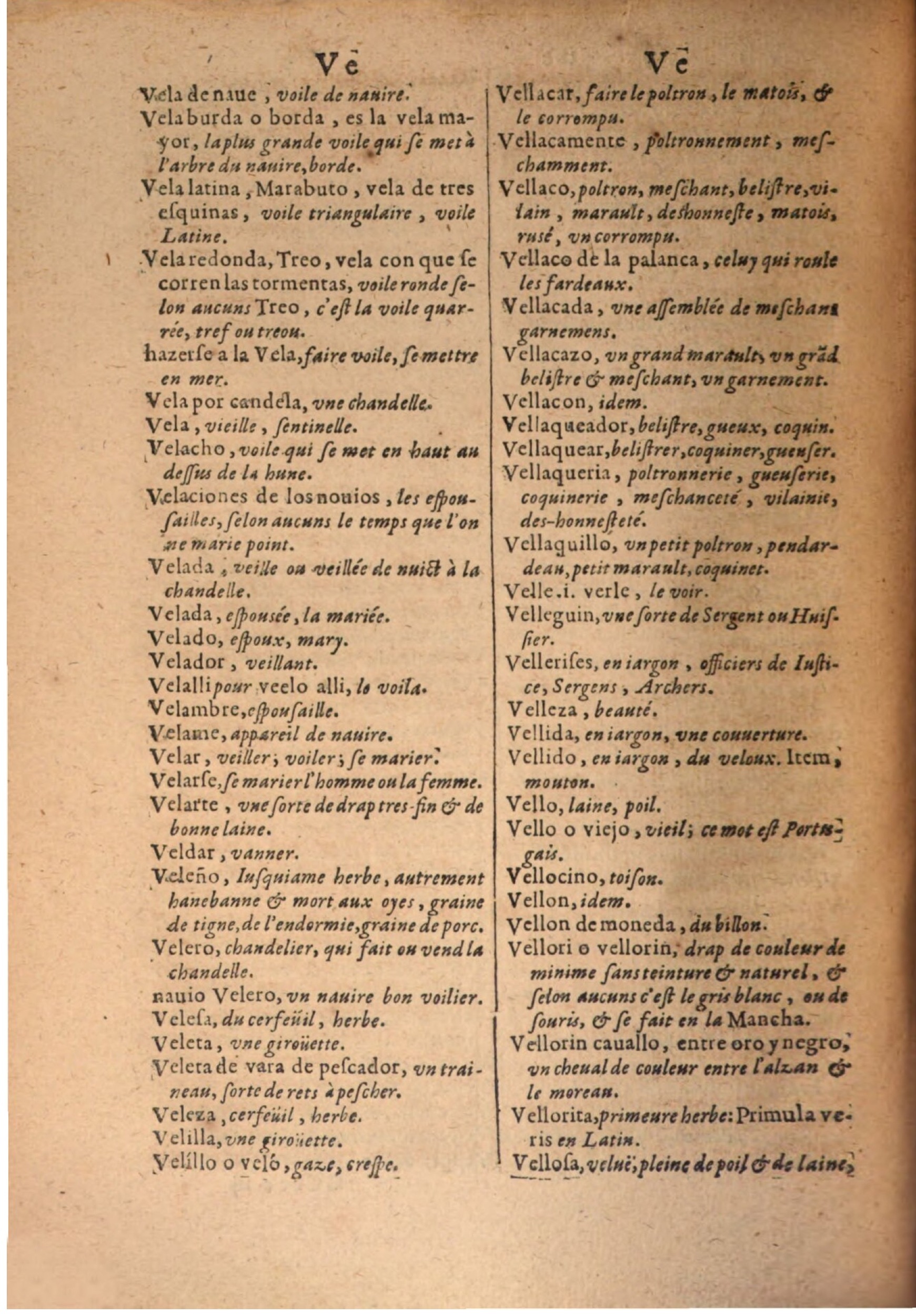 1645 - A. de Sommaville et A. Courbé - Trésor des deux langues espagnole et française - BSB Munich 1645 - A. de Sommaville et A. Courbé - Trésor des deux langues espagnole et française - BSB Munich