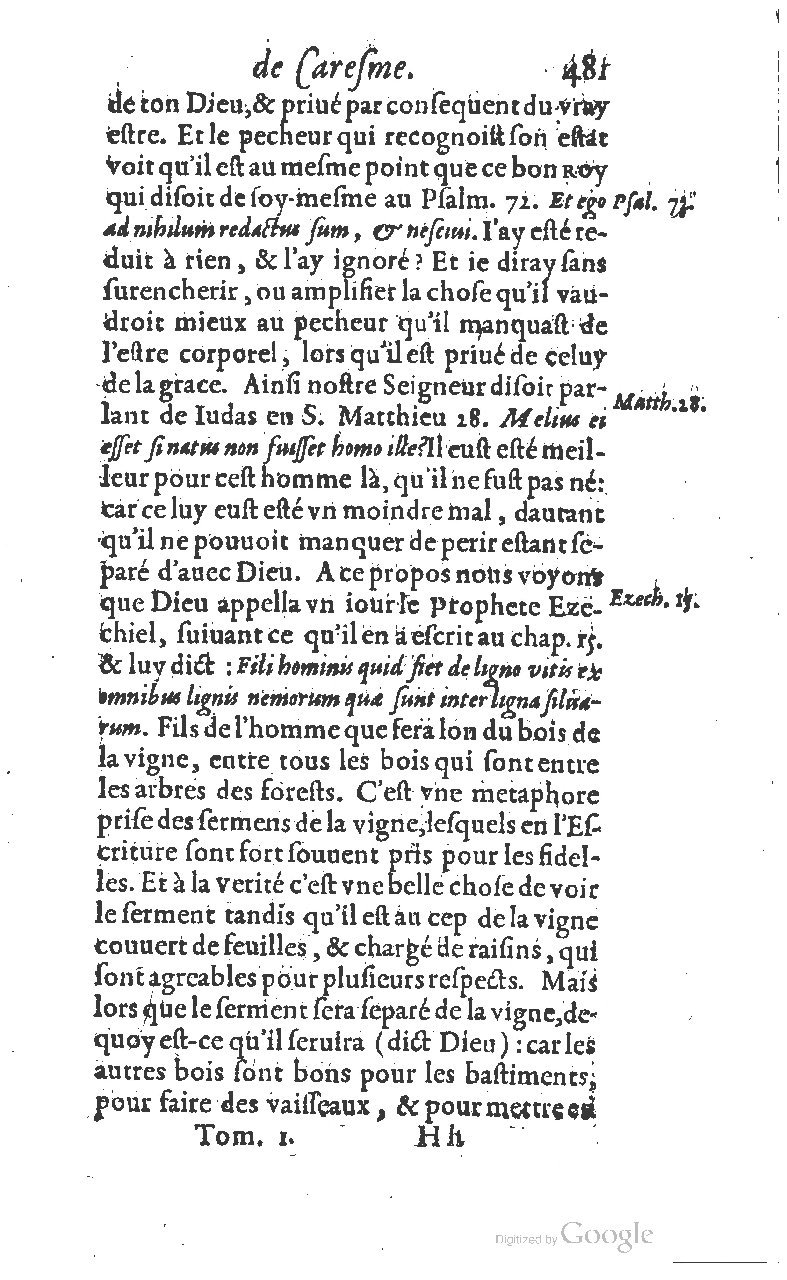 1607 - Nicolas Du Fossé - Trésor quadragésimal - T 01 - BM Lyon 1607 - Nicolas Du Fossé - Trésor quadragésimal - T 01 - BM Lyon