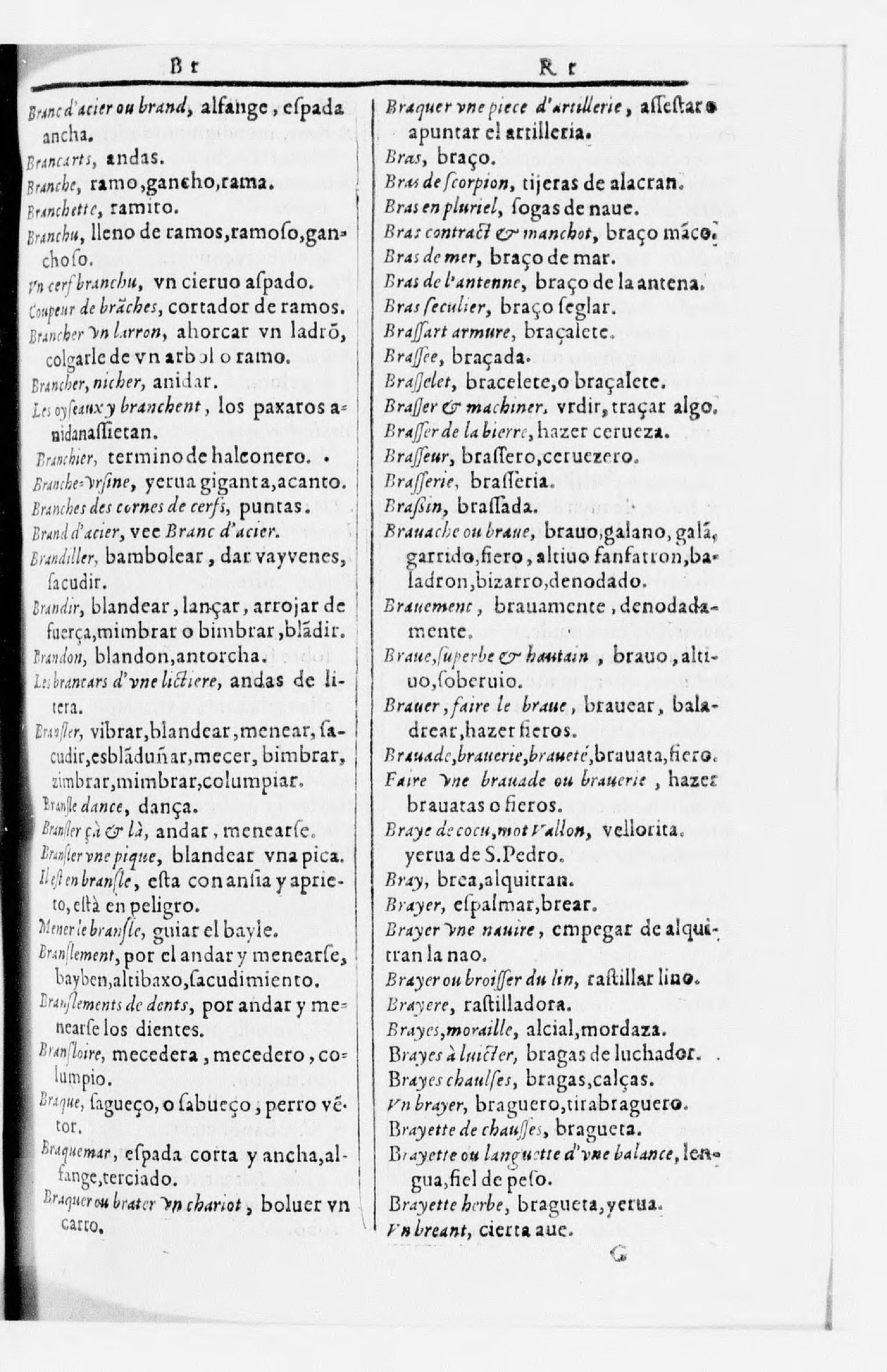 1616 - Veuve Marc Orry - Trésor des deux langues espagnole et française (Seconde partie) - BnF 1616 - Veuve Marc Orry - Trésor des deux langues espagnole et française (Seconde partie) - BnF