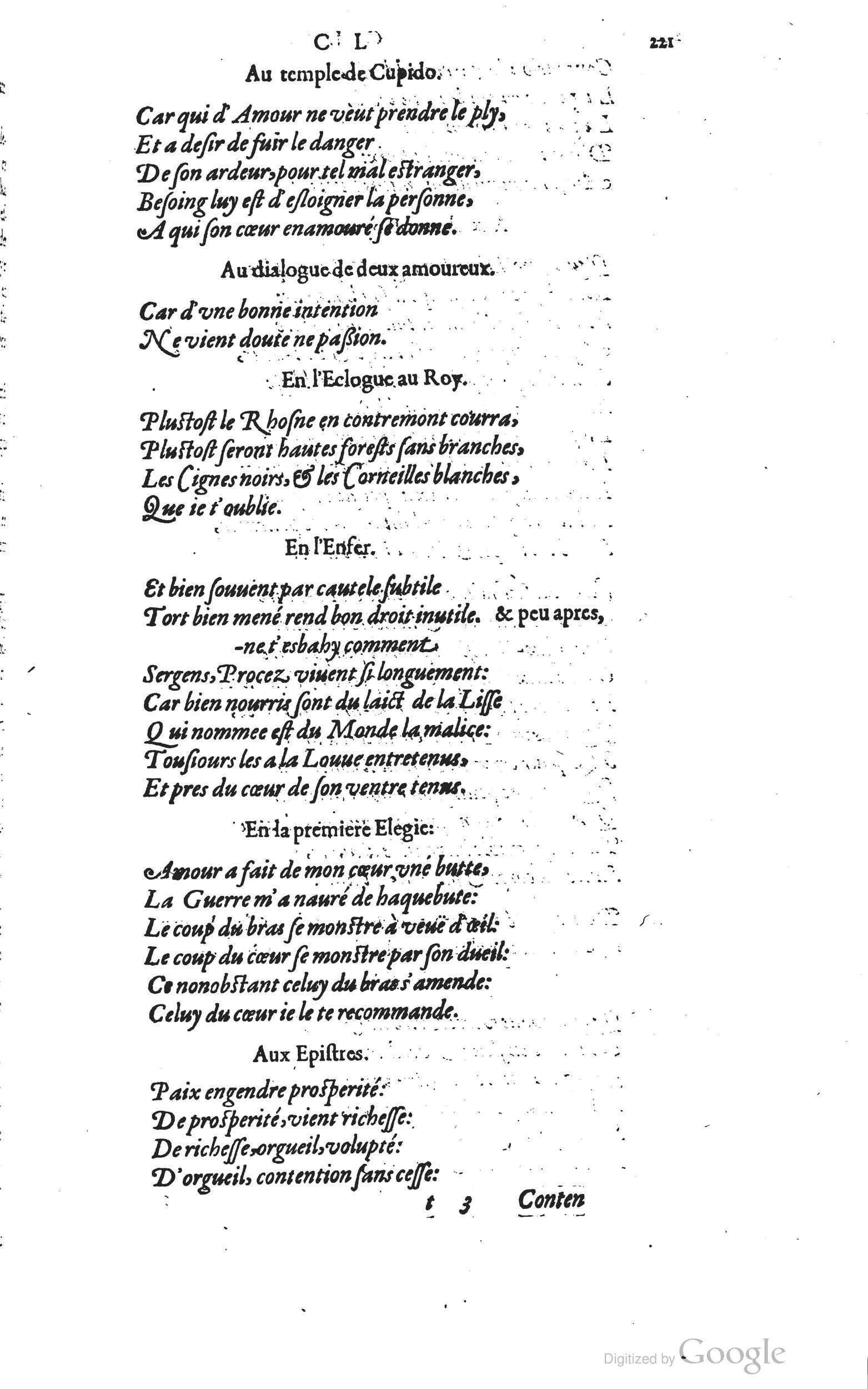 1585 - Barthélemy Honorat - Bibliothèques françaises - BSB Munich