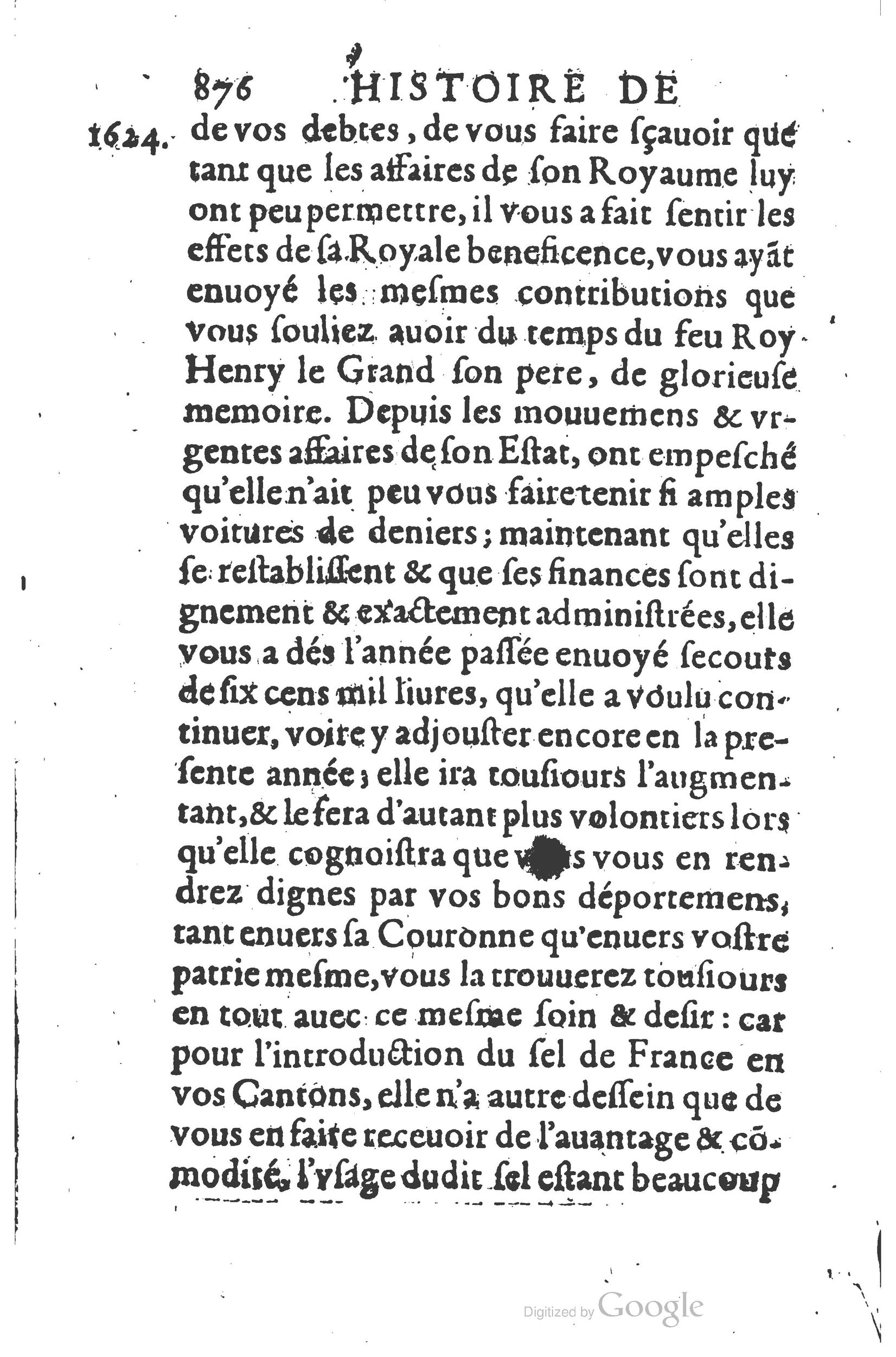 1626 - Joseph Bouillerot - Trésor de l’histoire générale de notre temps - BSB Munich