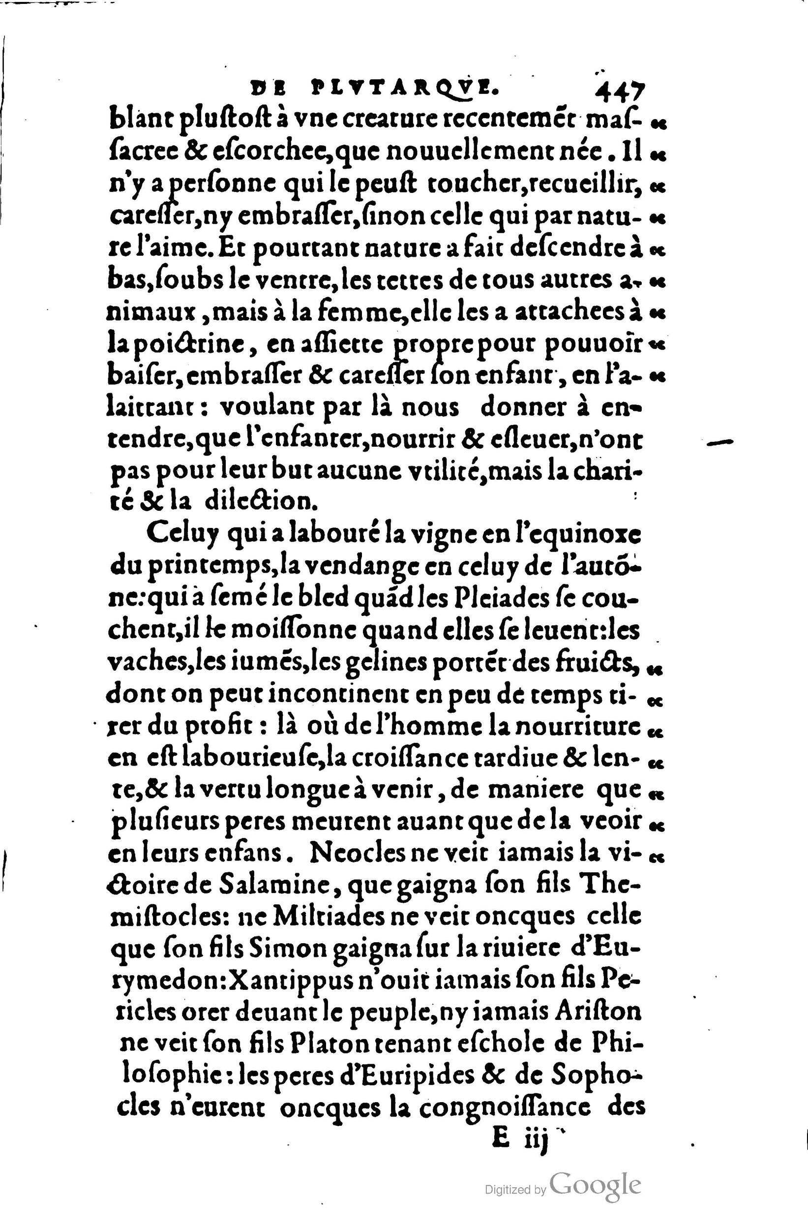 1578 - Jean Poupy - Trésor des morales de Plutarque - BSB Munich