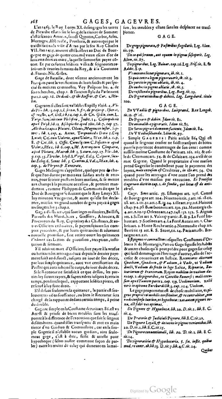 1629 - Veuve Nicolas Buon - Trésor du droit français (29620 T. 2) - BM Lyon