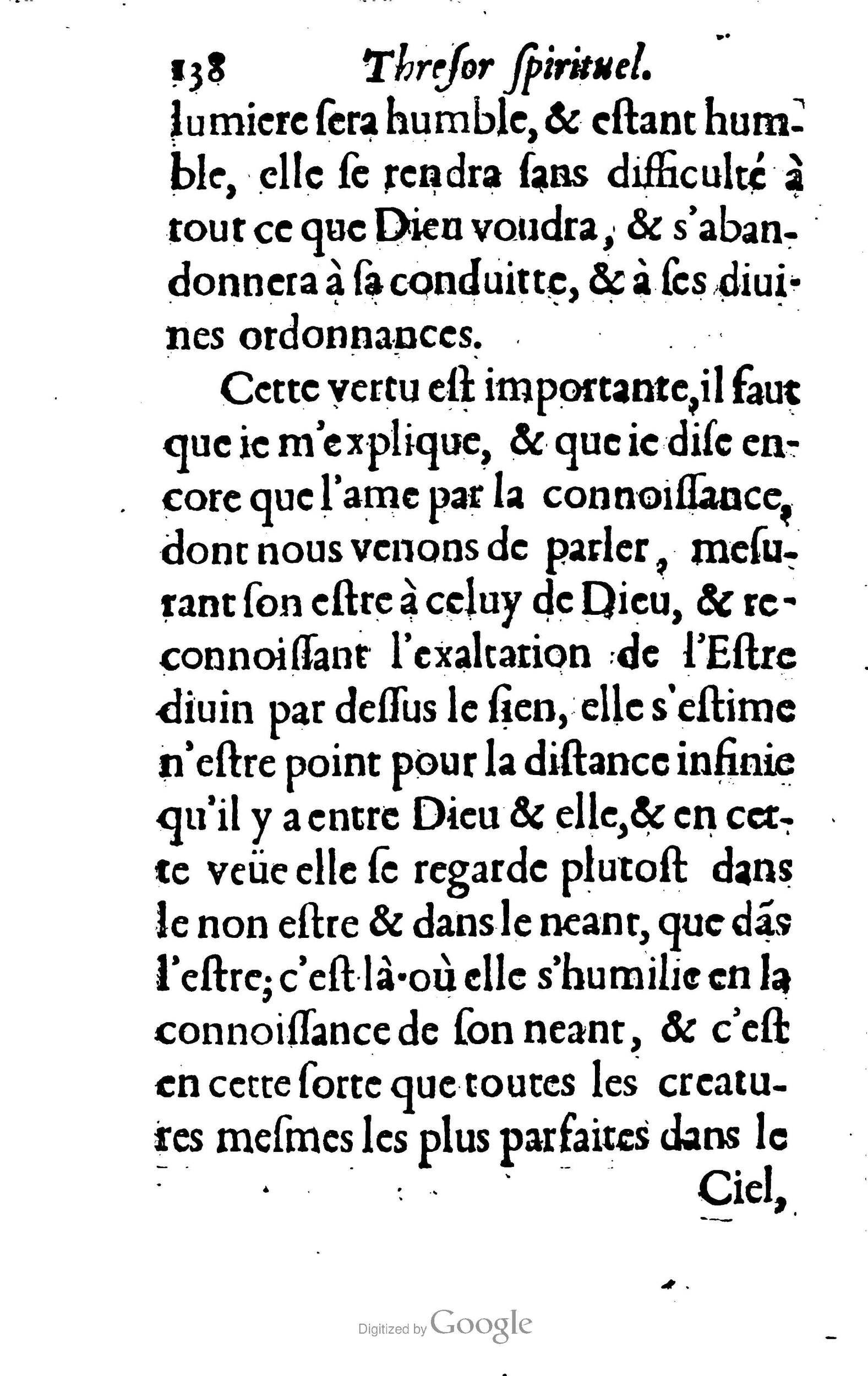 1633 - François Waudré - Trésor spirituel contenant les excellences du christianisme - BM Lyon