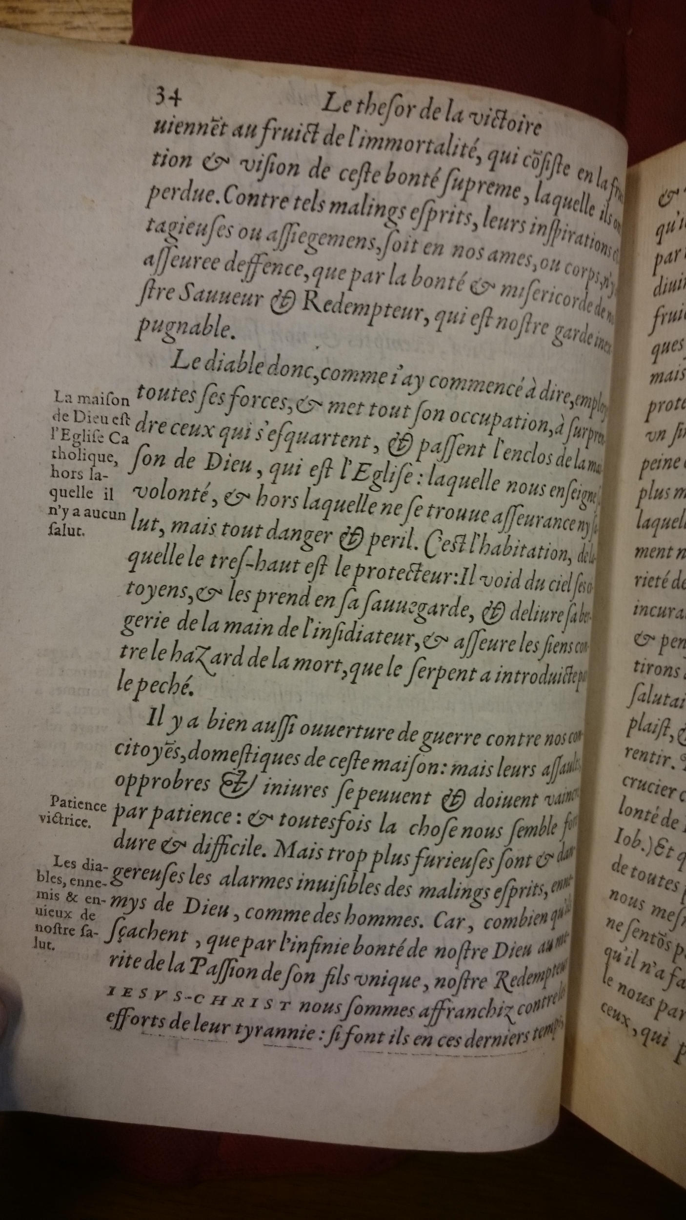 1578 - Nicolas Chesneau - Trésor et entière histoire de la triomphante victoire du corps de Dieu sur l’esprit malin - BM Lyon